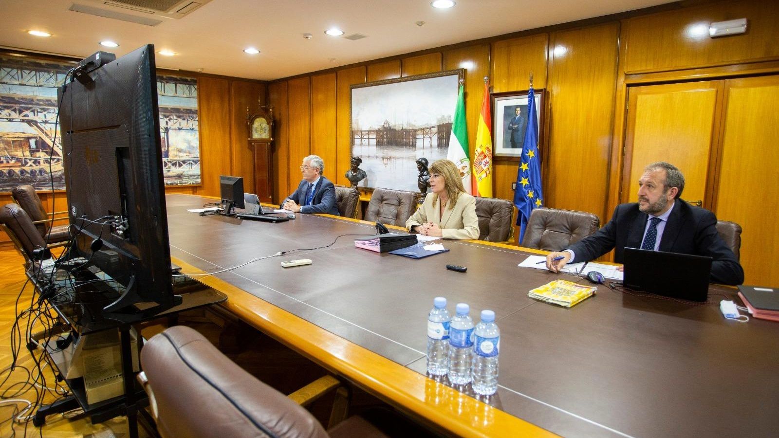 Reunión del Consejo de Administración de la Autoridad Portuaria de Huelva.