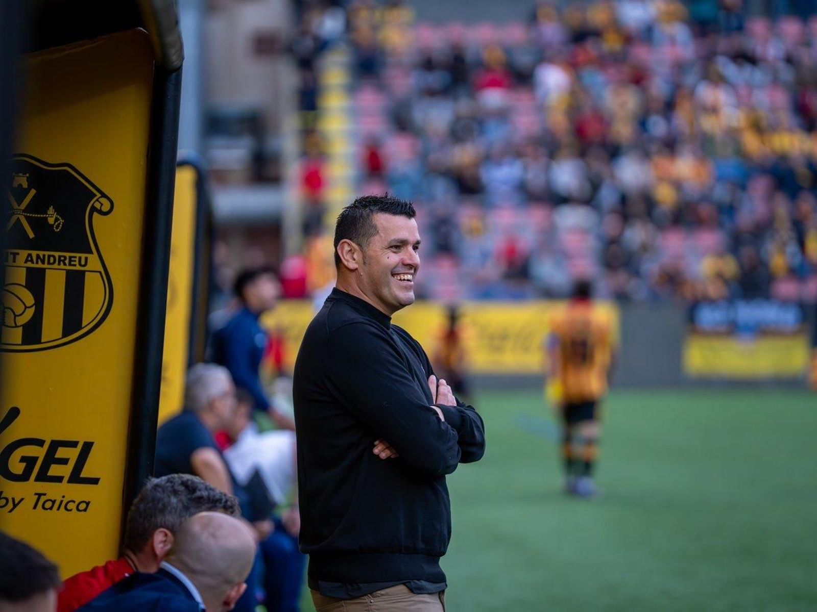 Xavi Molist, en su etapa en la UE Sant Andreu.