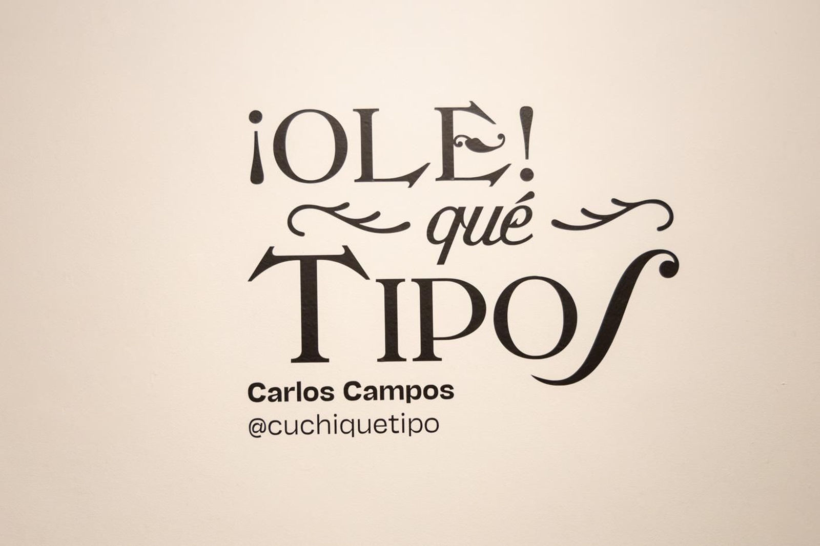 Todo lo que siempre quisiste saber sobre la tipografía andaluza en esta exposición de Carlos Campos que puedes ver en la Escuela de Arte José Nogué