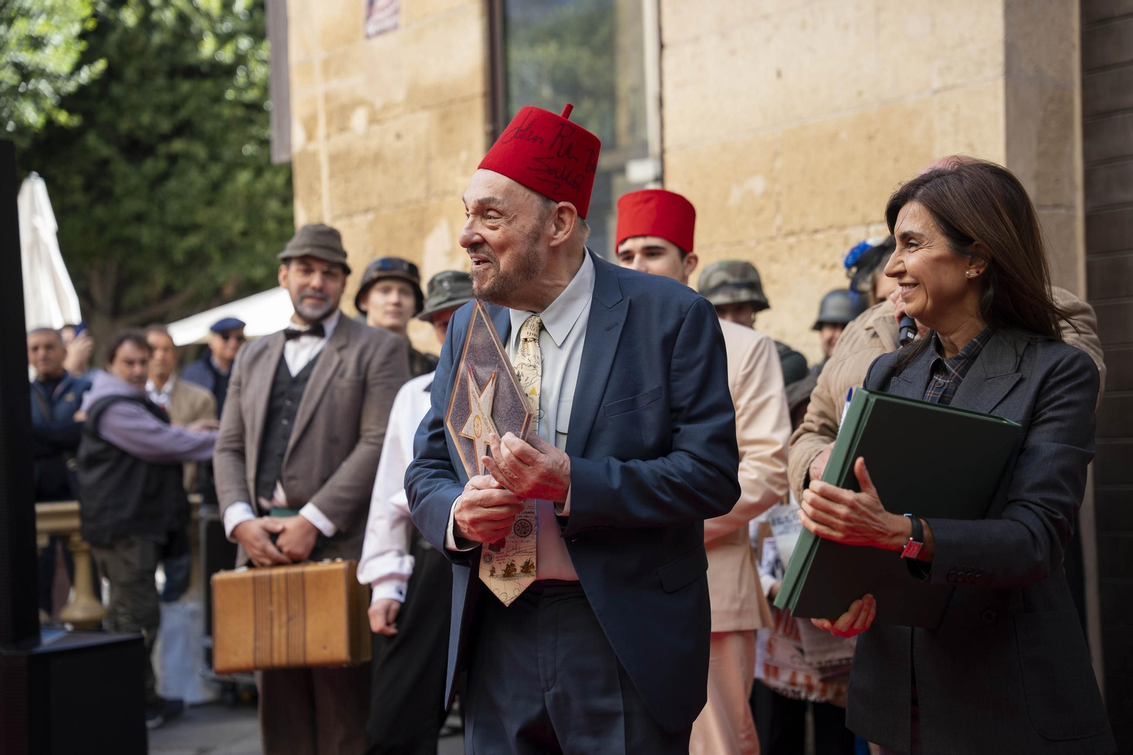 La estrella a JOHN RHYS-DAVIES luce en el paseo de la fama de Almería