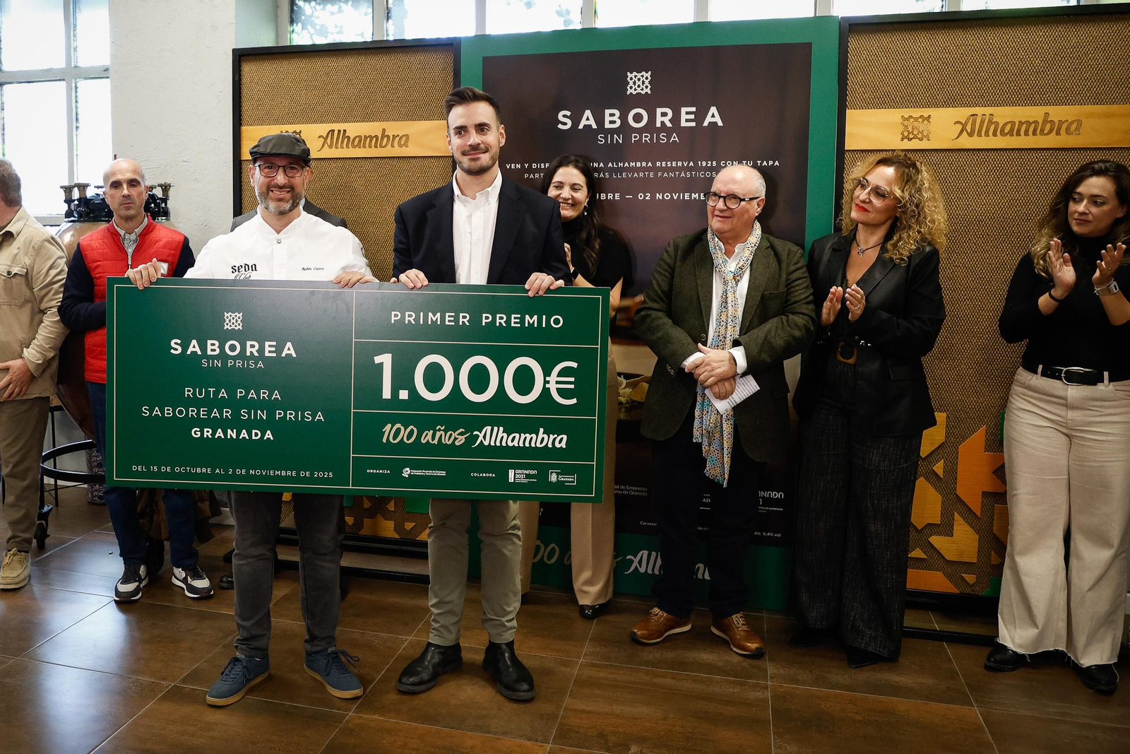 Las tapas, los chefs y la gala de premios de Saborea Sin Prisa de Cervezas Alhambra, en imágenes