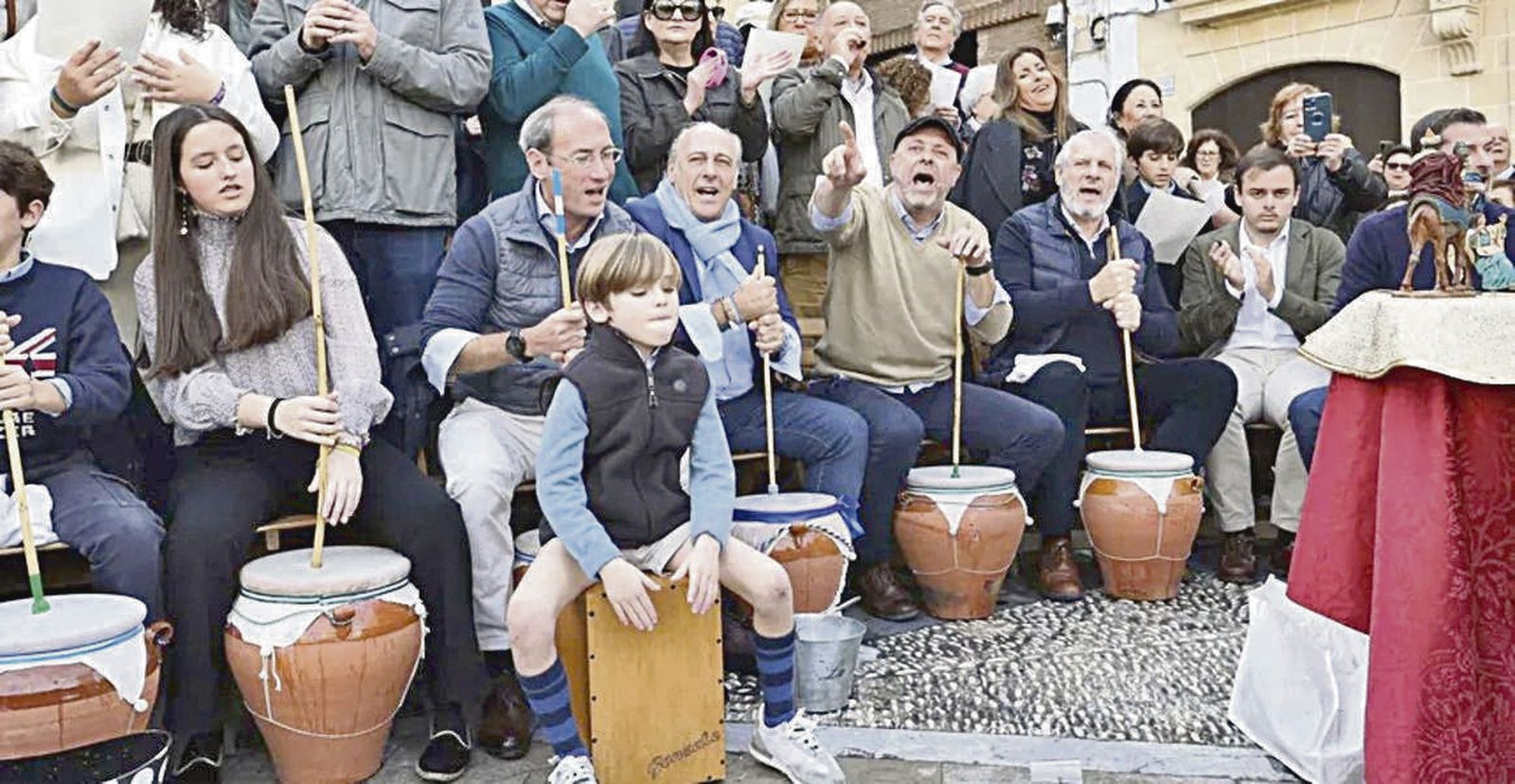 La tradicional zambombada de Jerez
