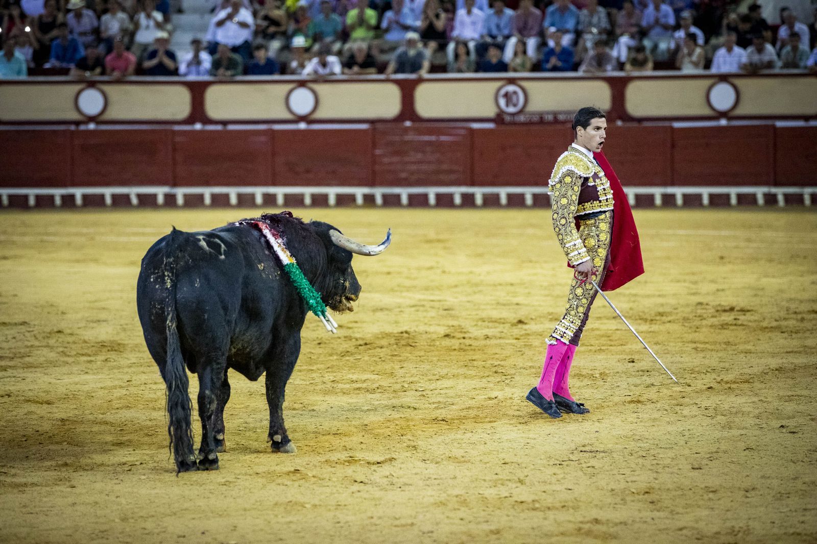 Daniel Crespo, Manzanares y Juan Ortega, en la plaza de toros de El Puerto