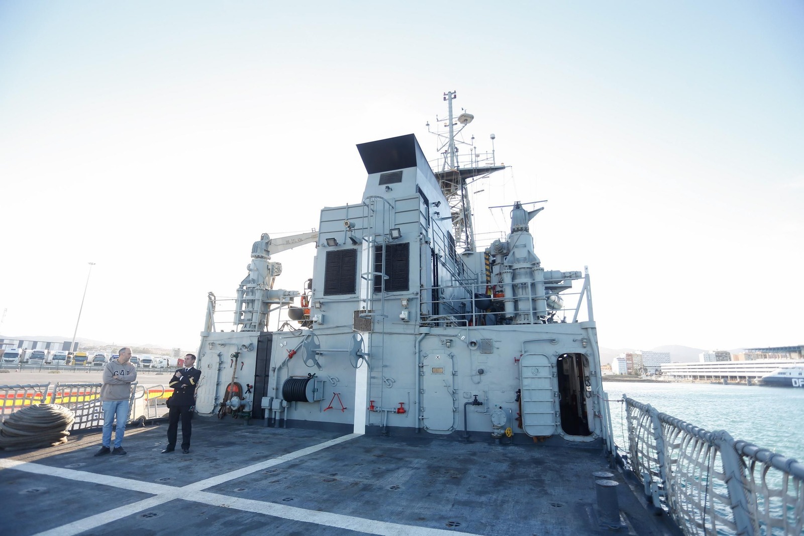 Fotos de la jornada de puertas abiertas del patrullero 'Vigía' en el Puerto de Algeciras