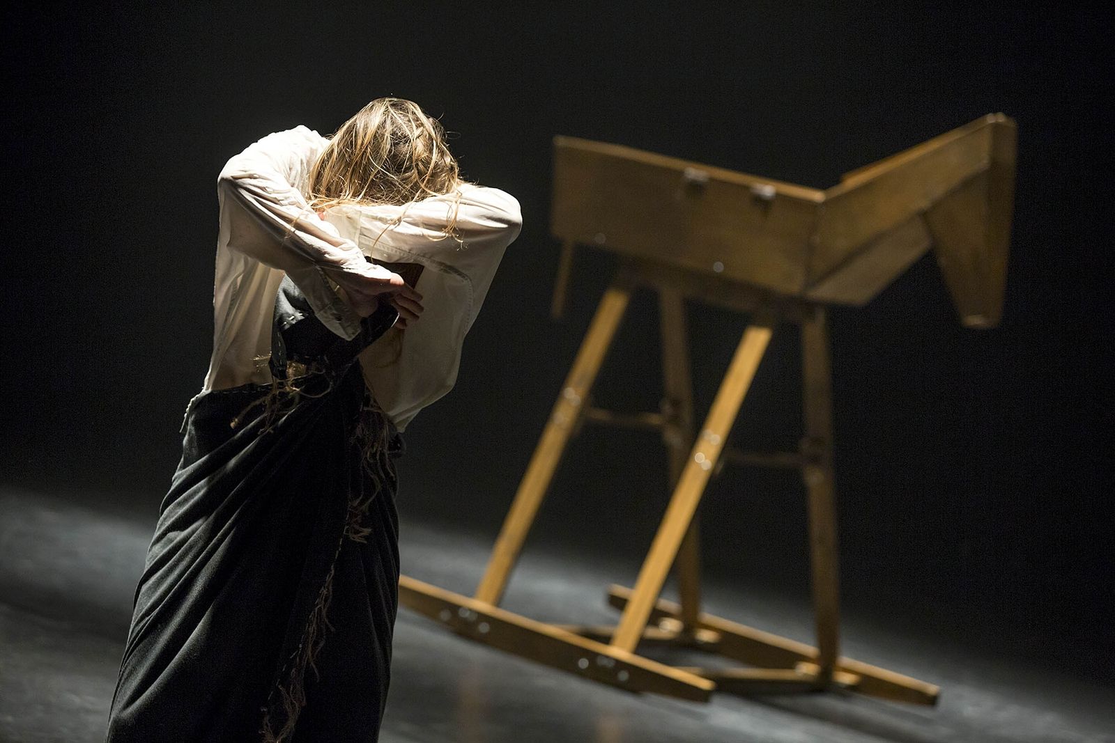 Luz Arcas, en el Teatro Echegaray.