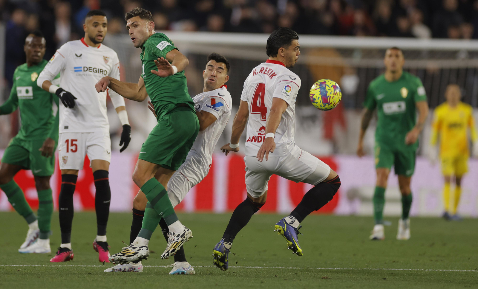Las imágenes del Sevilla fc-Elche