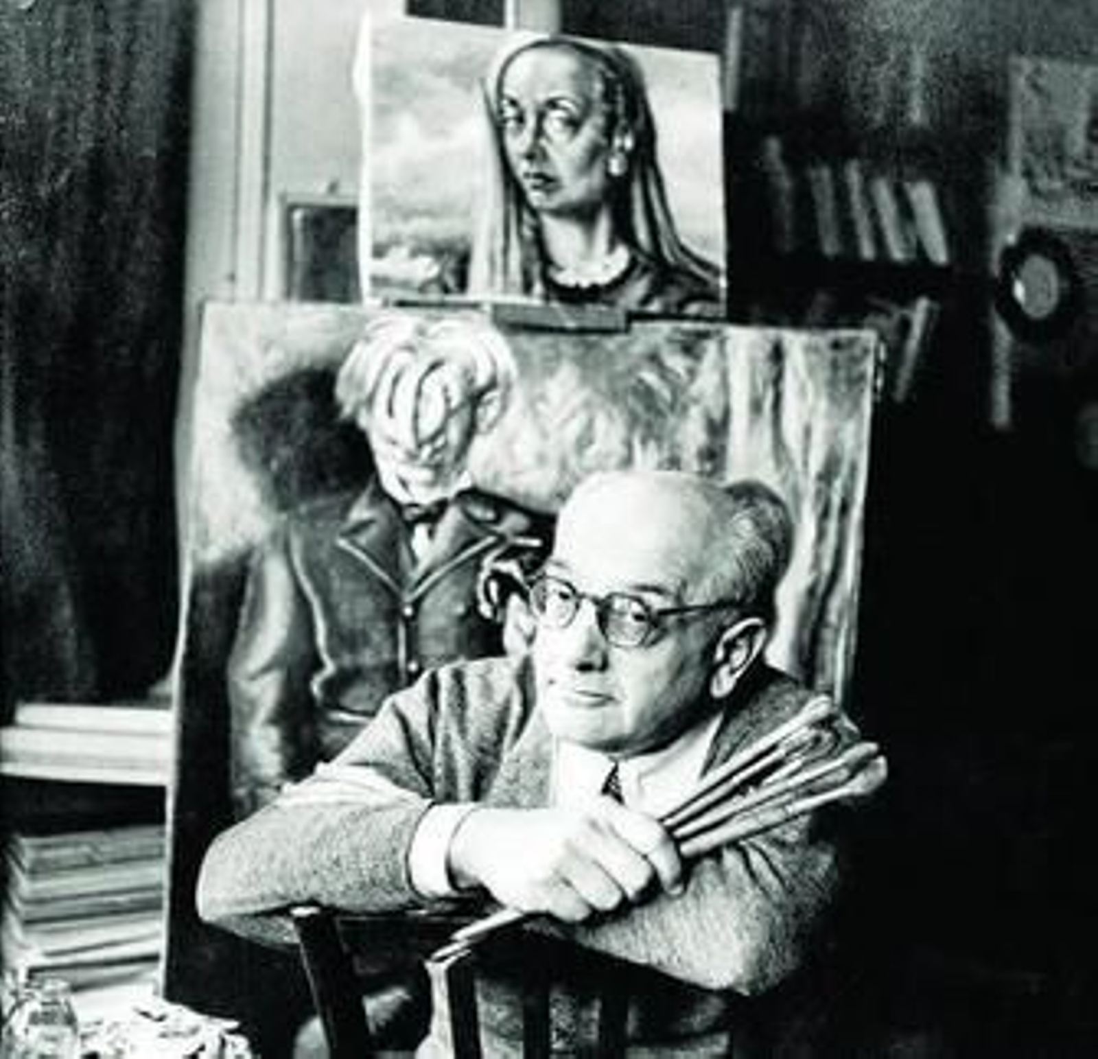 Alberto Savinio, seudónimo adoptado por Andrea de Chirico (Atenas, 1891 - Florencia, 1952).