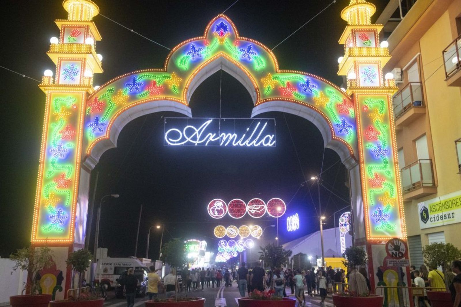 Imagen de archivo del recinto ferial de las fiestas de Armilla