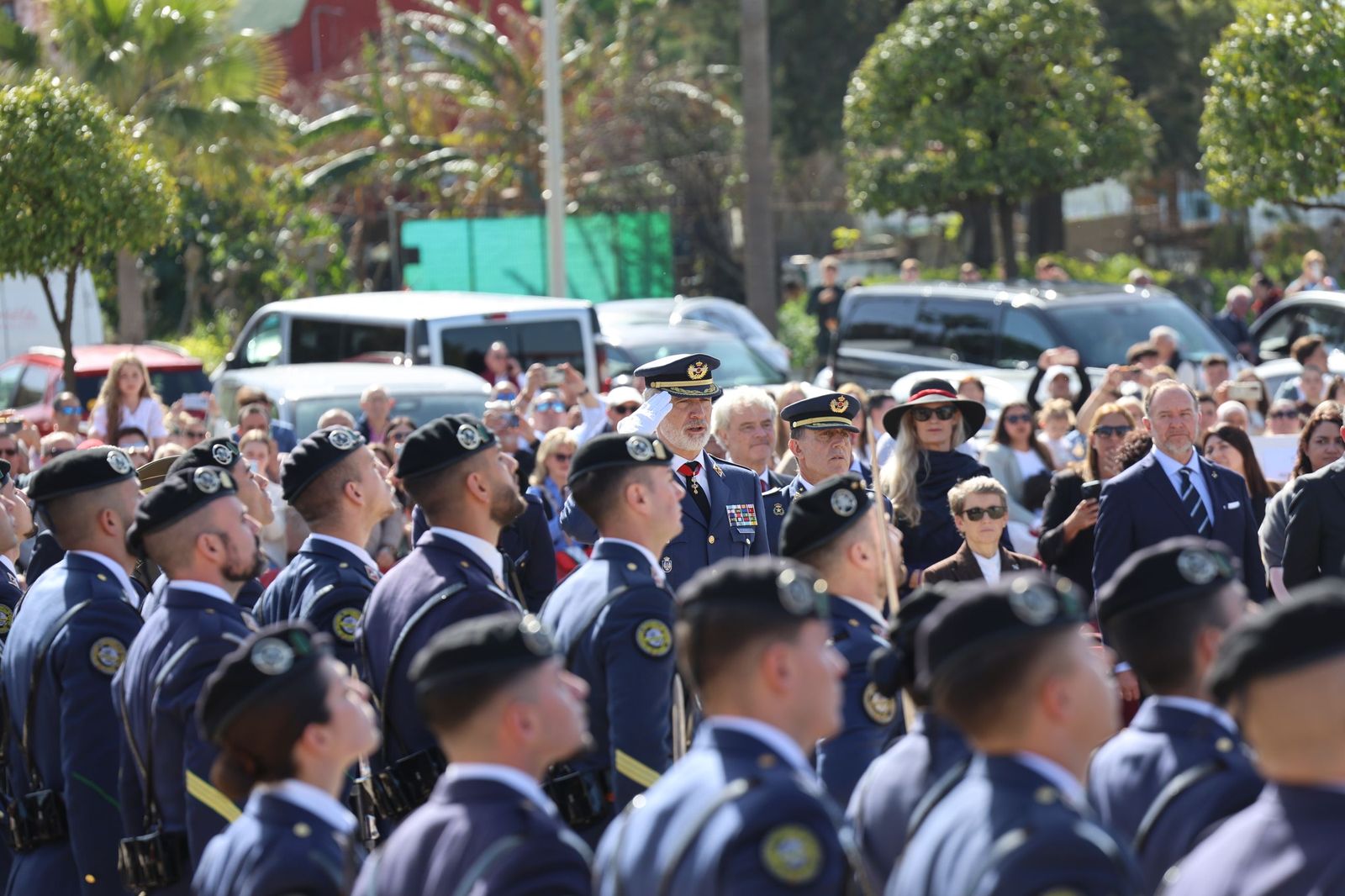 Fotografías del Acto Militar presidido por S.M. el Rey Felipe VI con motivo del centenario del Plus Ultra