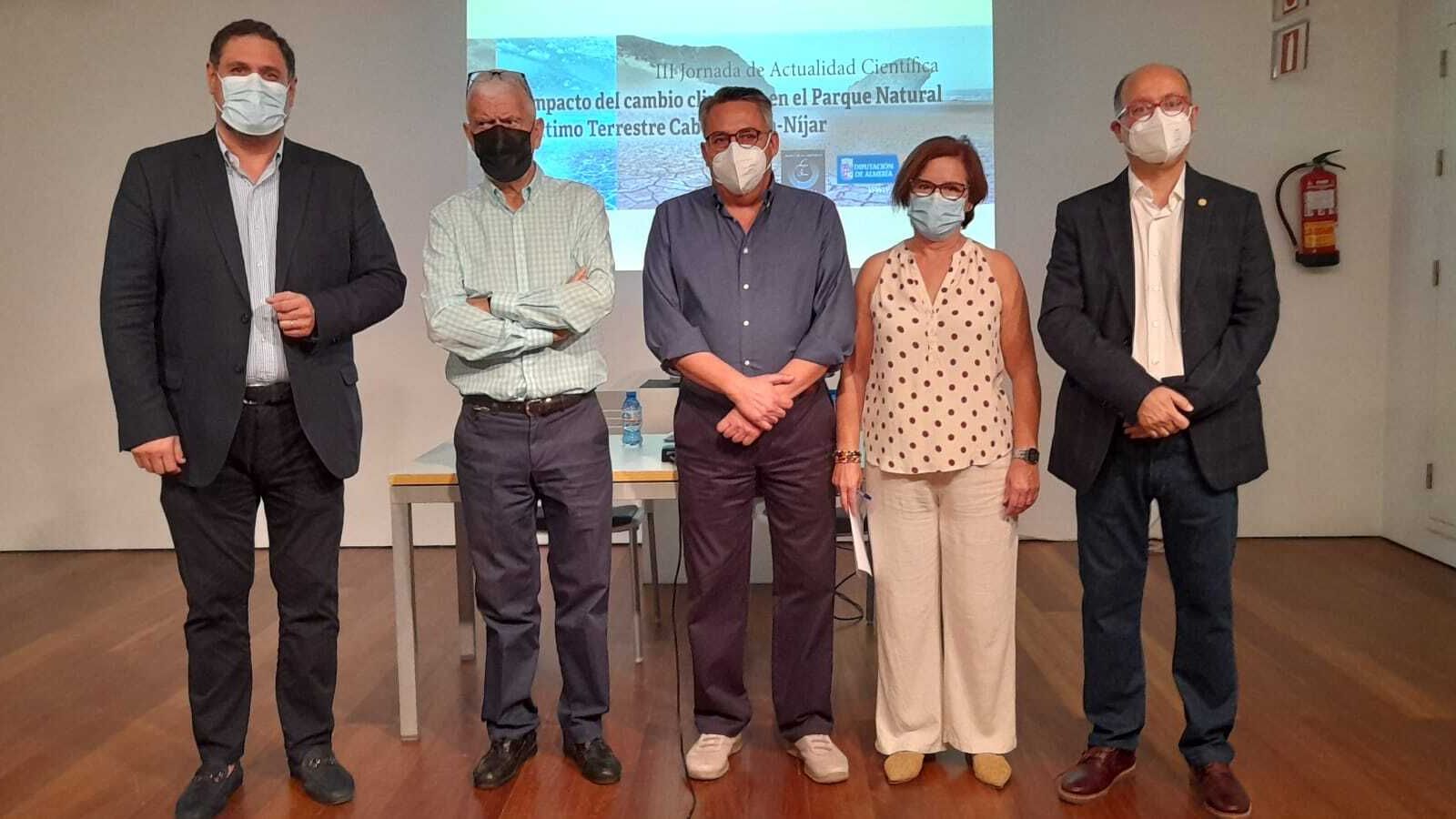 Francisco Alonso, Hermelindo Castro, Alfonso Viciana, Fuensanta Alcalá y Juan José Moreno Balcázar