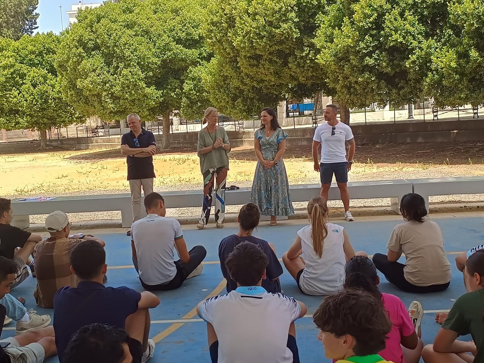 Carmen Pina, con Voluntarios por otro Mundo.