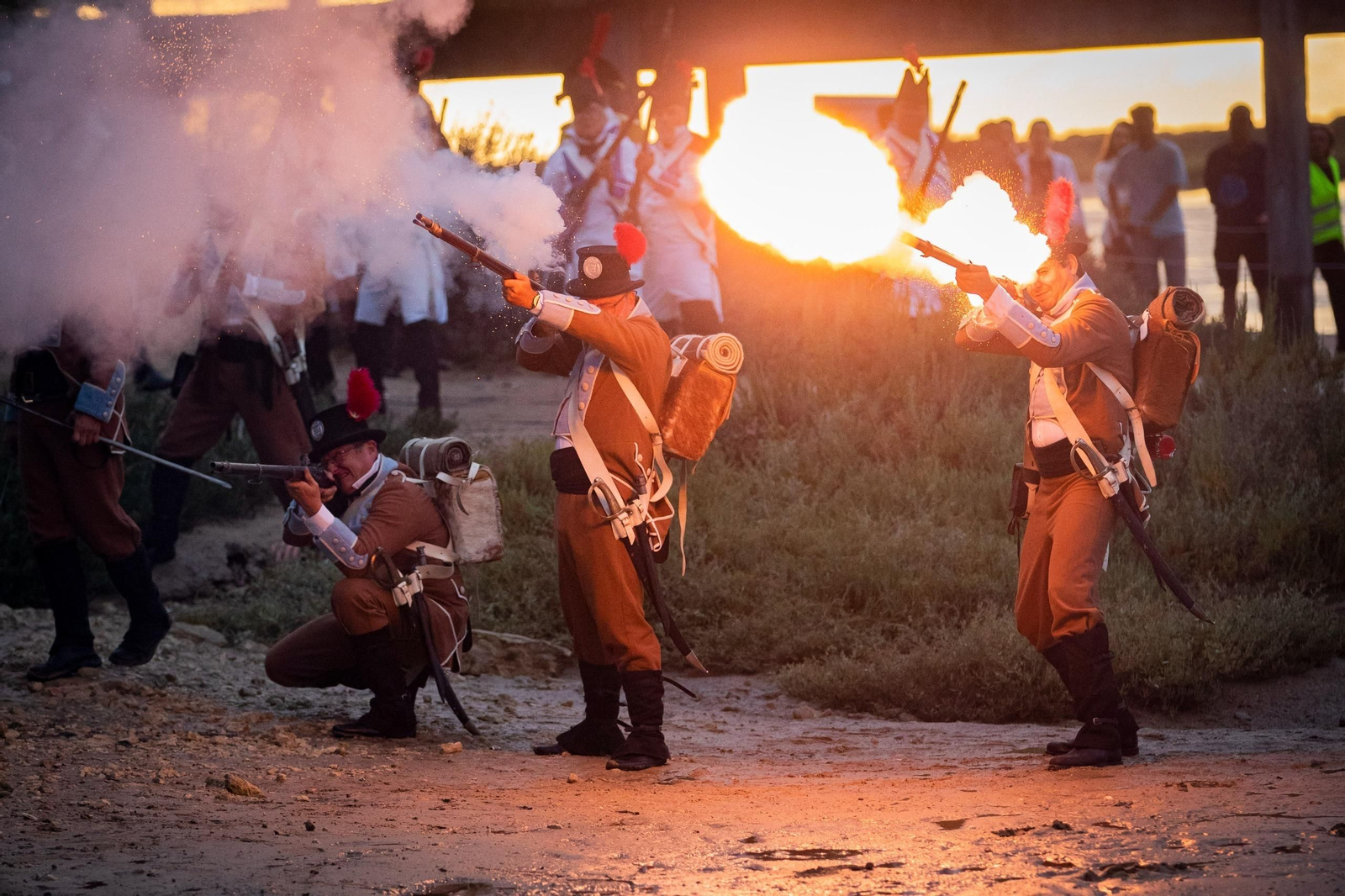 Así ha sido la Batalla del Trocadero en Puerto Real