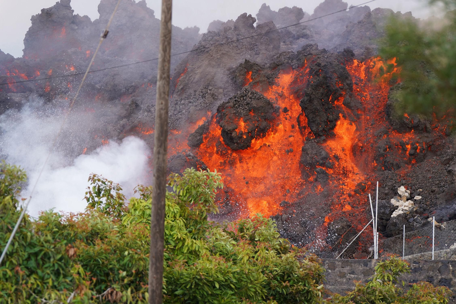 Las imágenes de los destrozos provocados por la lava del volcán de La Palma