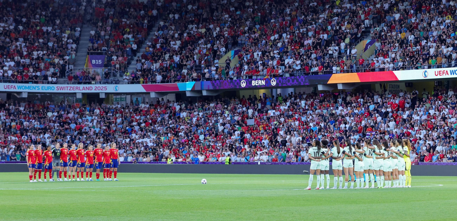 Las fotos del España-Portugal en la Eurocopa femenina