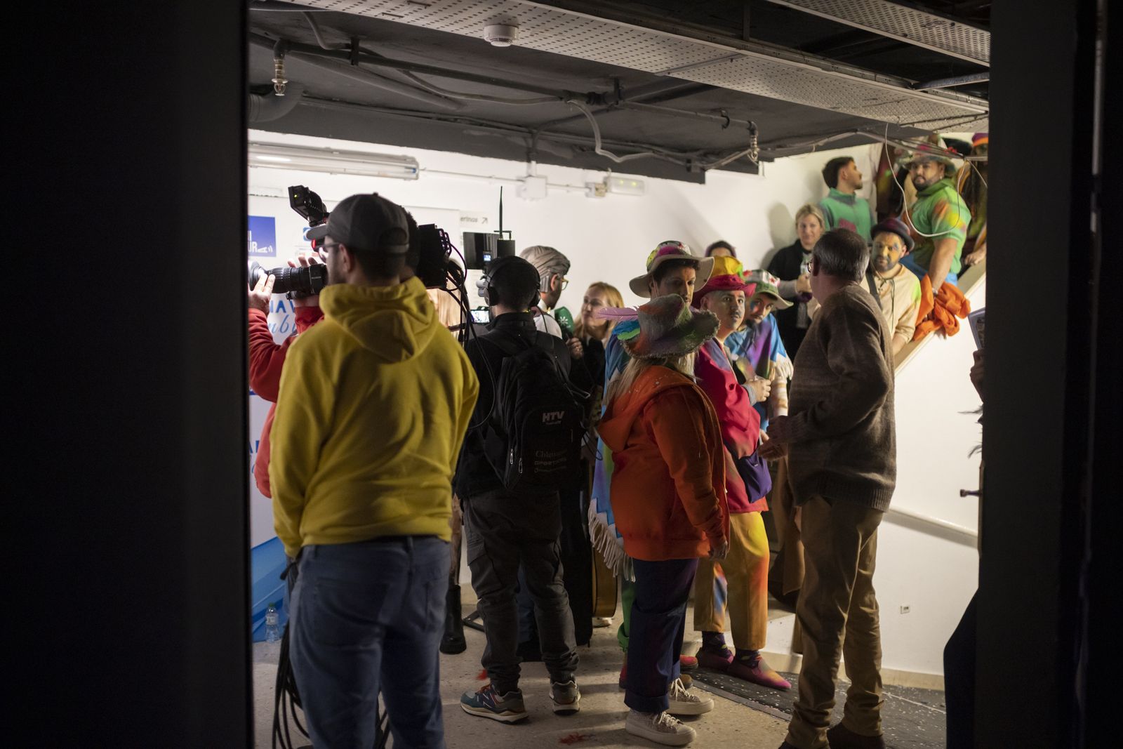 Ambiente en la final  del Carnaval Colombino