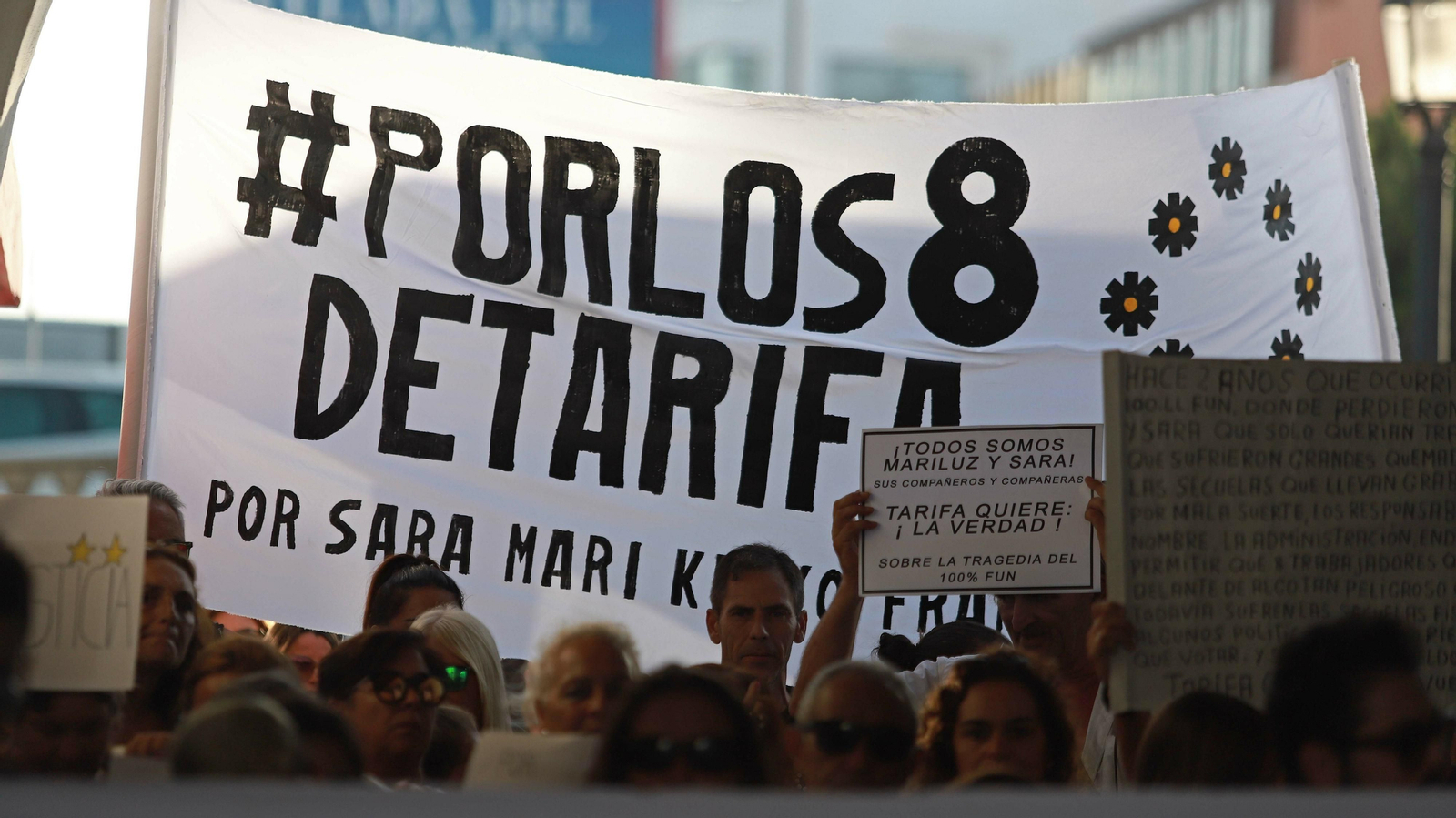 Manifestación por los 8 de Tarifa