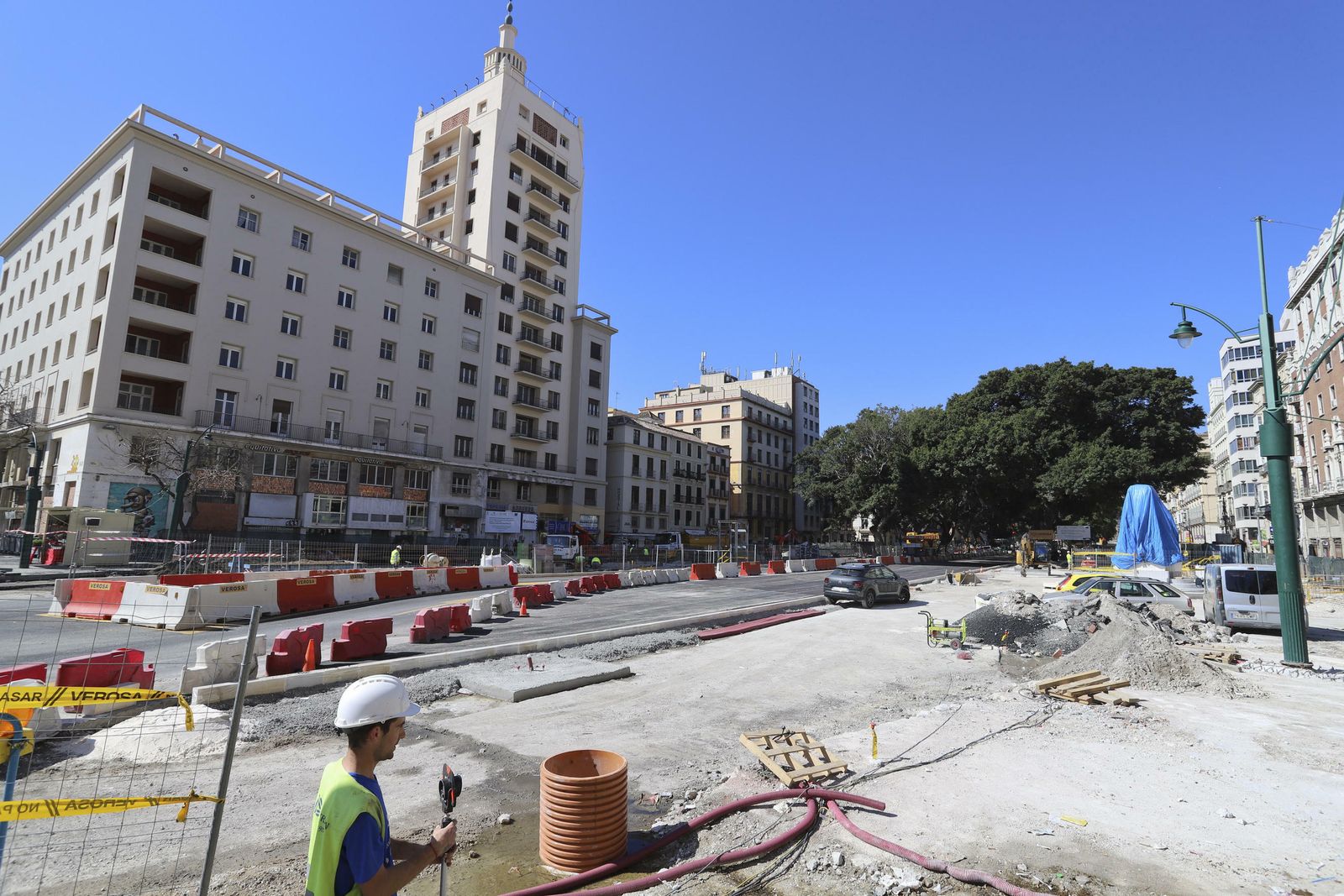 Las fotos del acelerón en la obras de la Alameda Principal