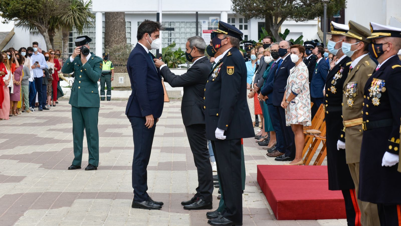 Las fotos de los actos de la Guardia Civil en Tarifa por la festividad de la Virgen del Pilar
