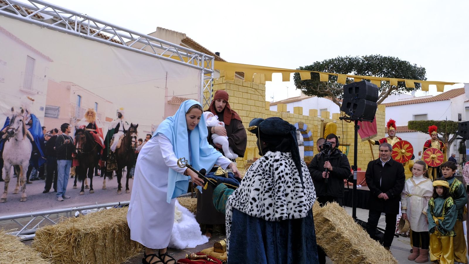 El Auto de los Reyes Magos de Los Gallardos, en imágenes