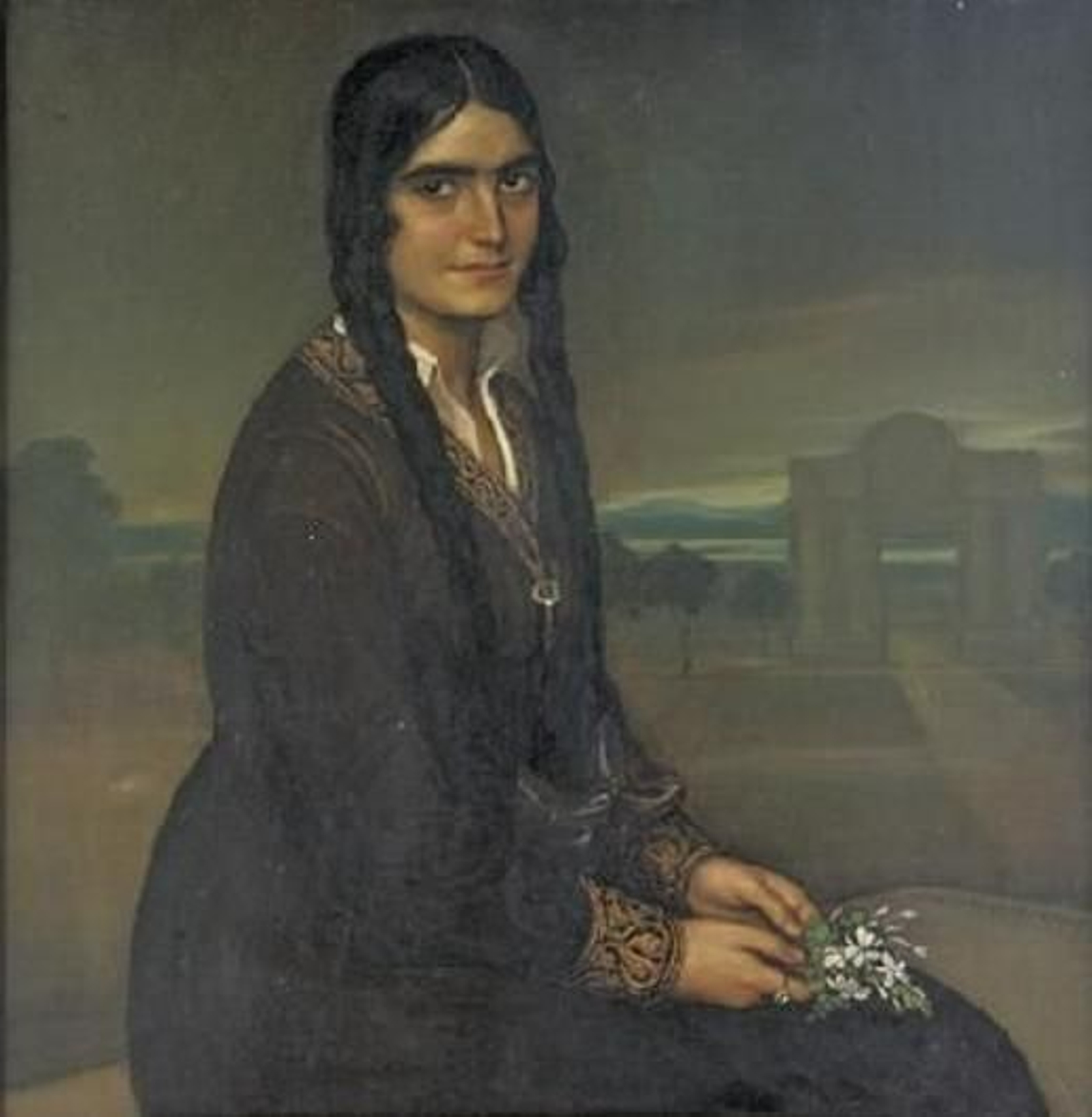 Cuadro 'La niña de las trenzas', de Julio Romero de Torres.