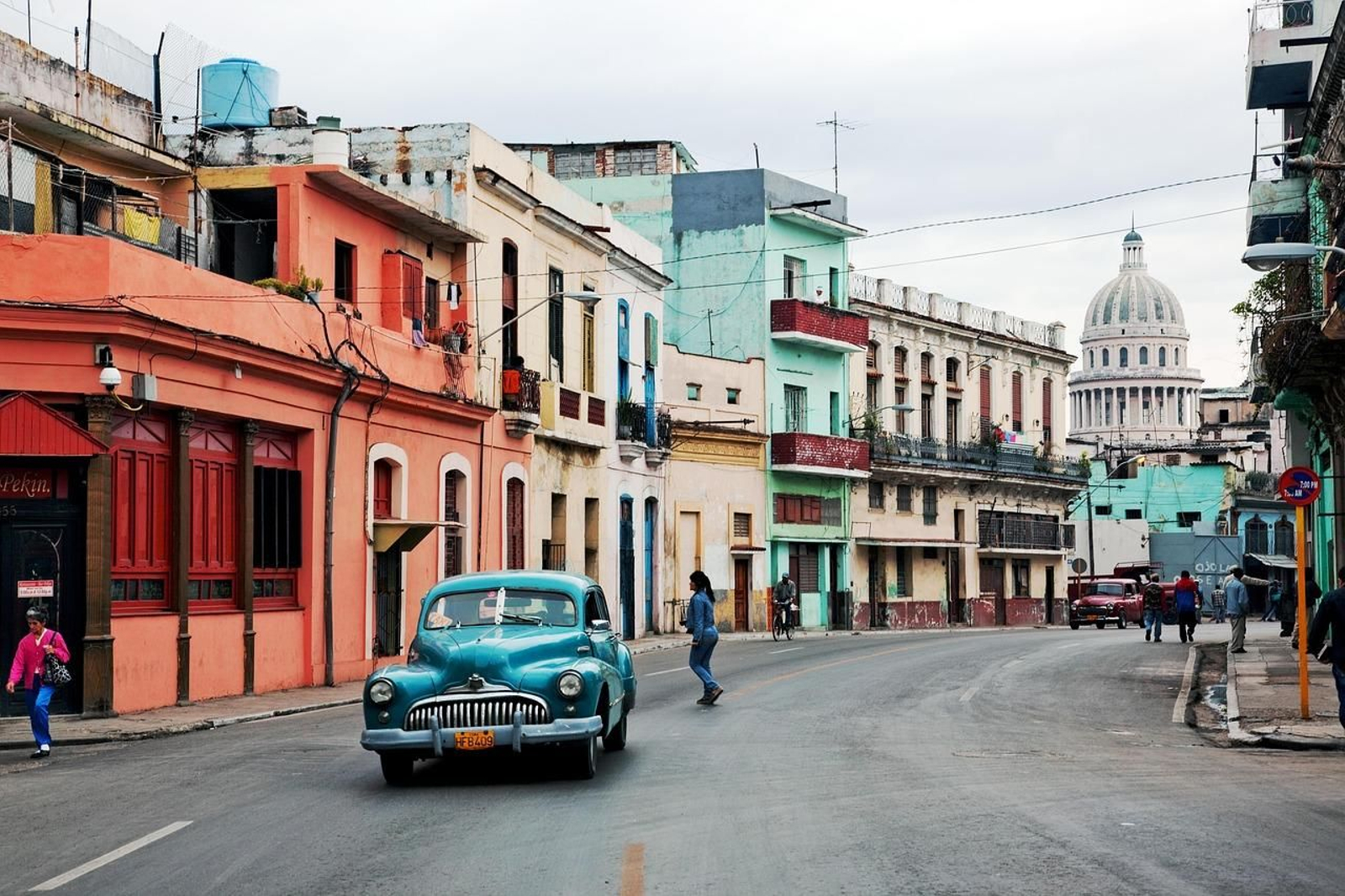 Una calle de La Habana