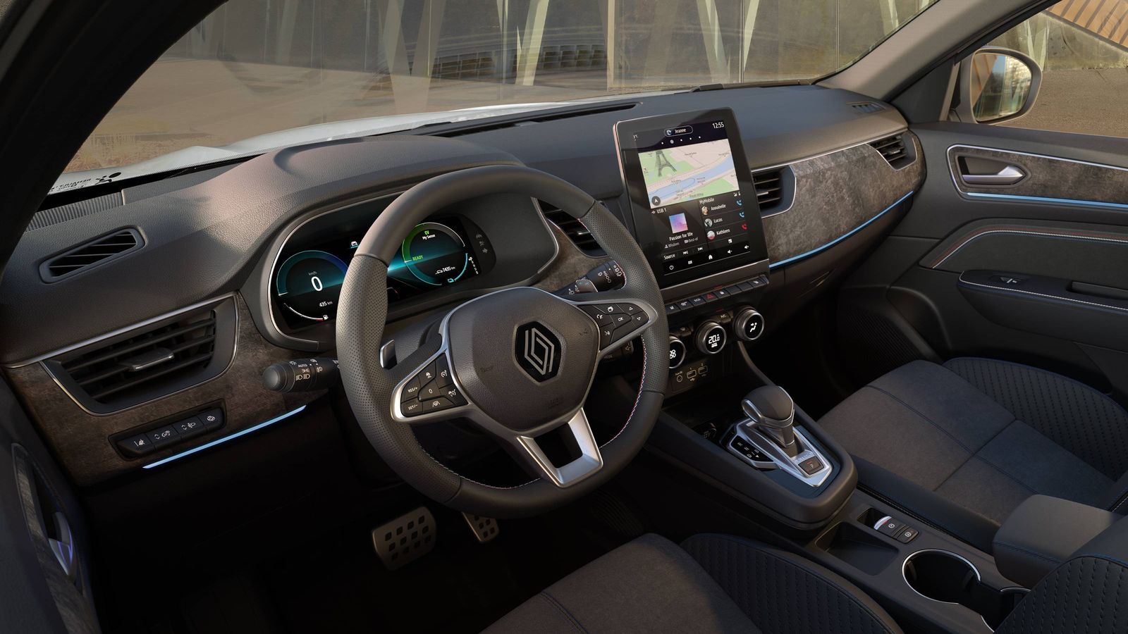 La instrumentación sólo es digital en los dos niveles más altos de este SUV.