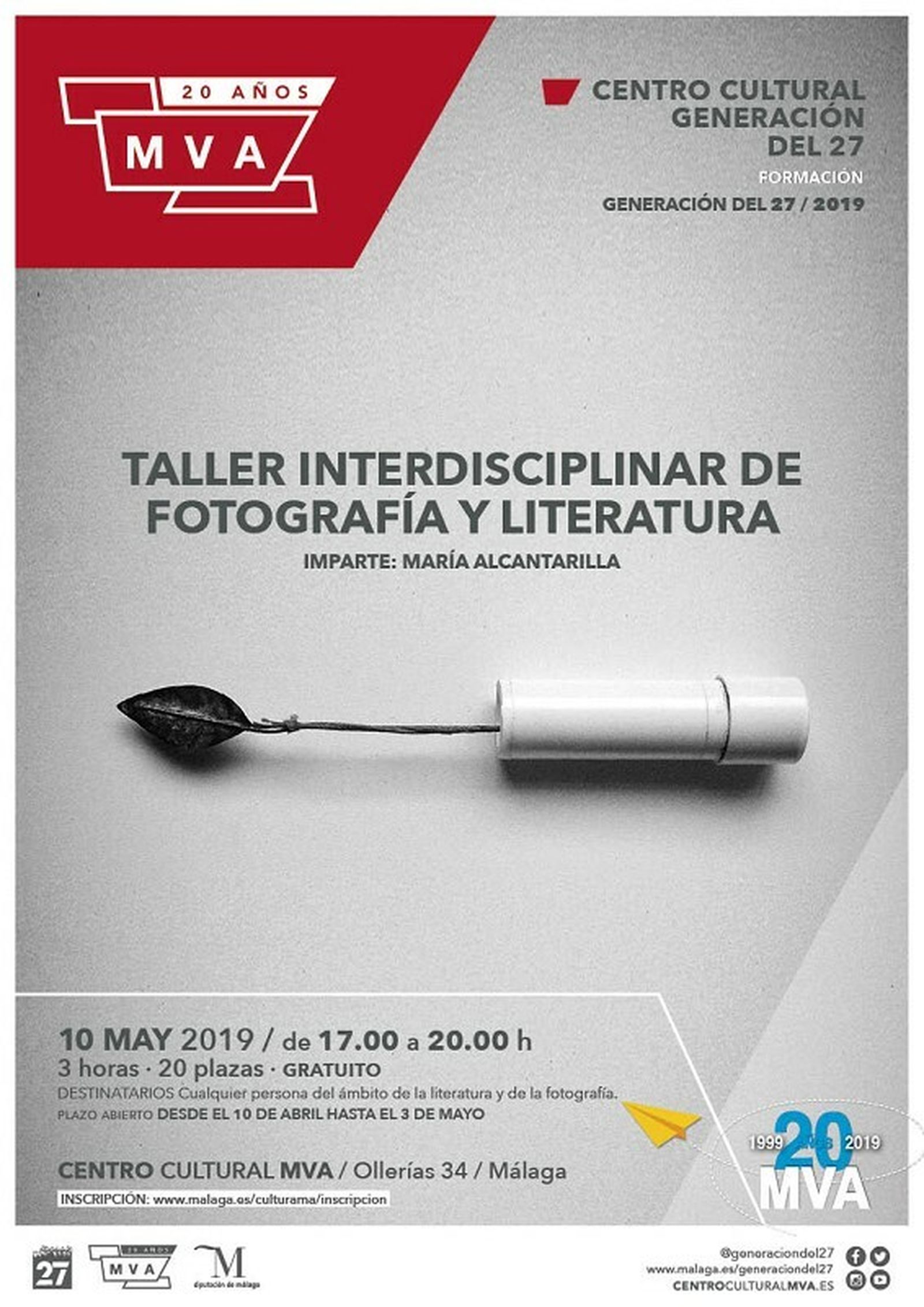 Taller de fotografía impartido por María Alcantarilla.