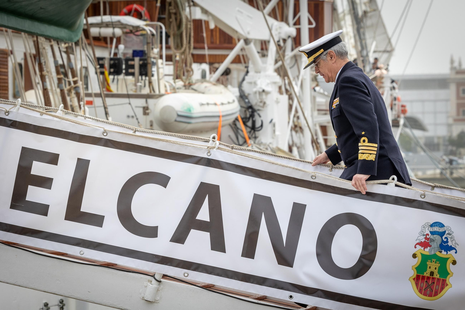 Imágenes de la despedida del 'Elcano' desde Cádiz con la Princesa Leonor como guardiamarina Imágenes de la despedida del 'Elcano' desde Cádiz con la Princesa Leonor como guardiamarina
