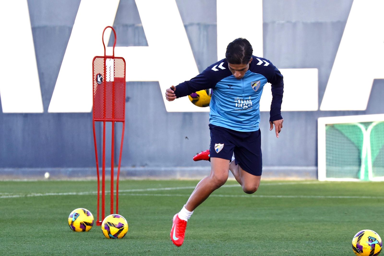 Kevin, novedad en el trabajo del Málaga CF