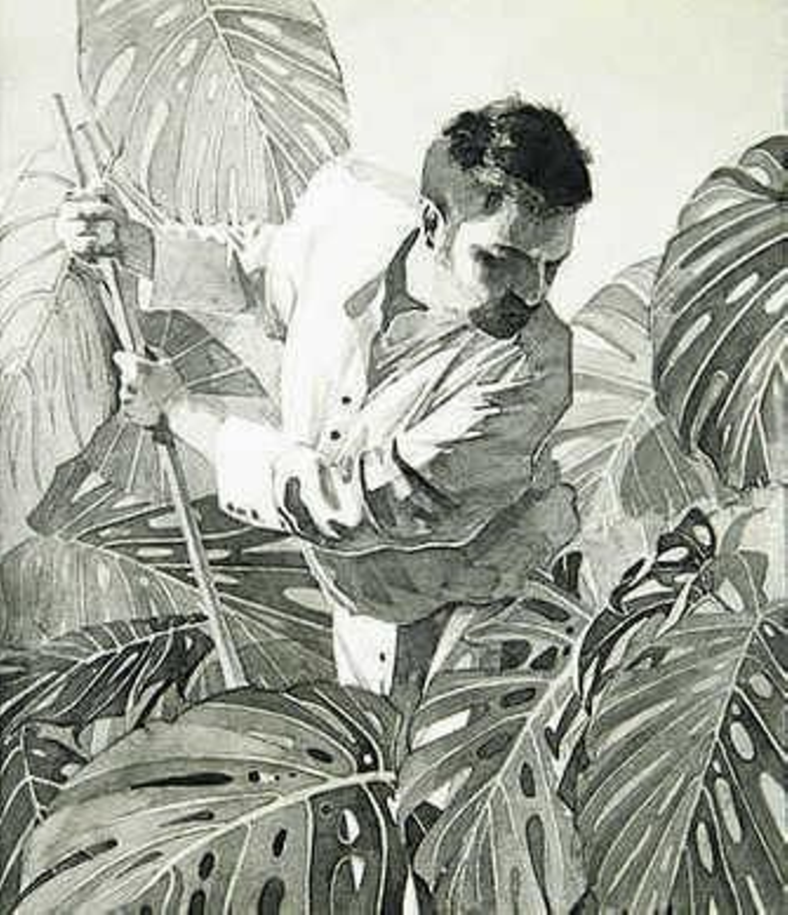 Una de las obras de León, en JM.