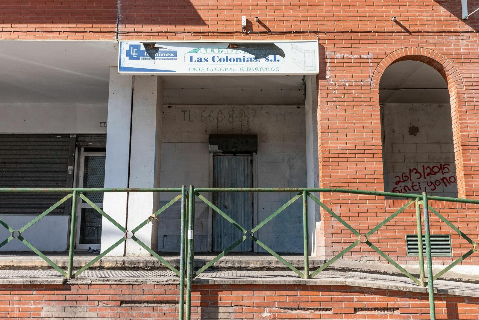 Local okupado meses atrás en la barriada de Nuevo Molino.