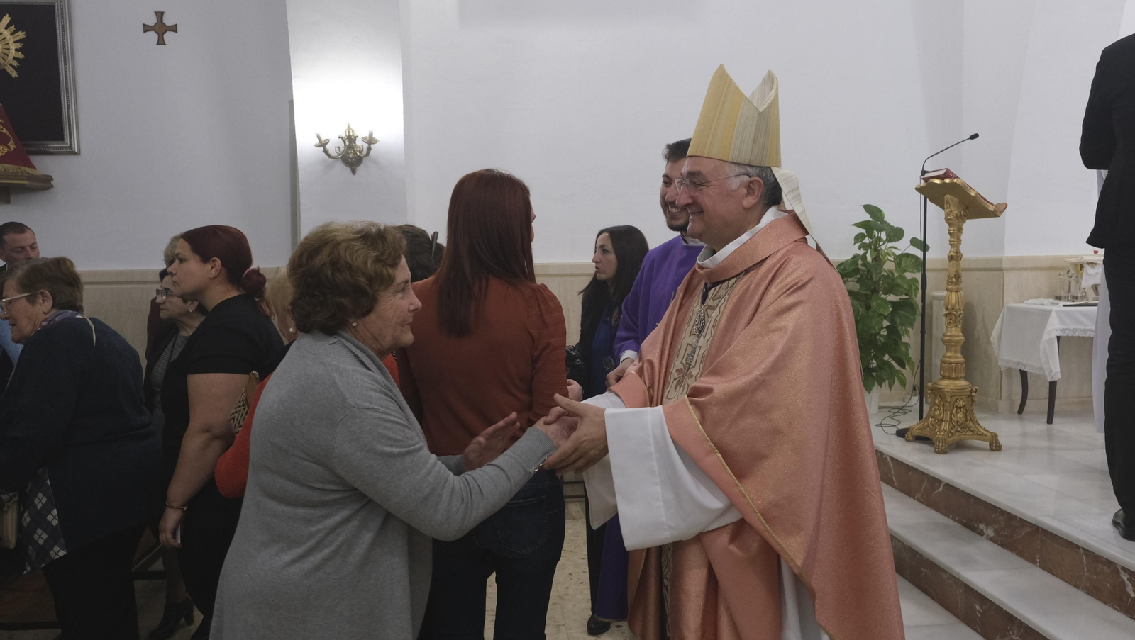 Imágenes de la bendición de la Borriquita de El Alquián, por el Obispo de Almería