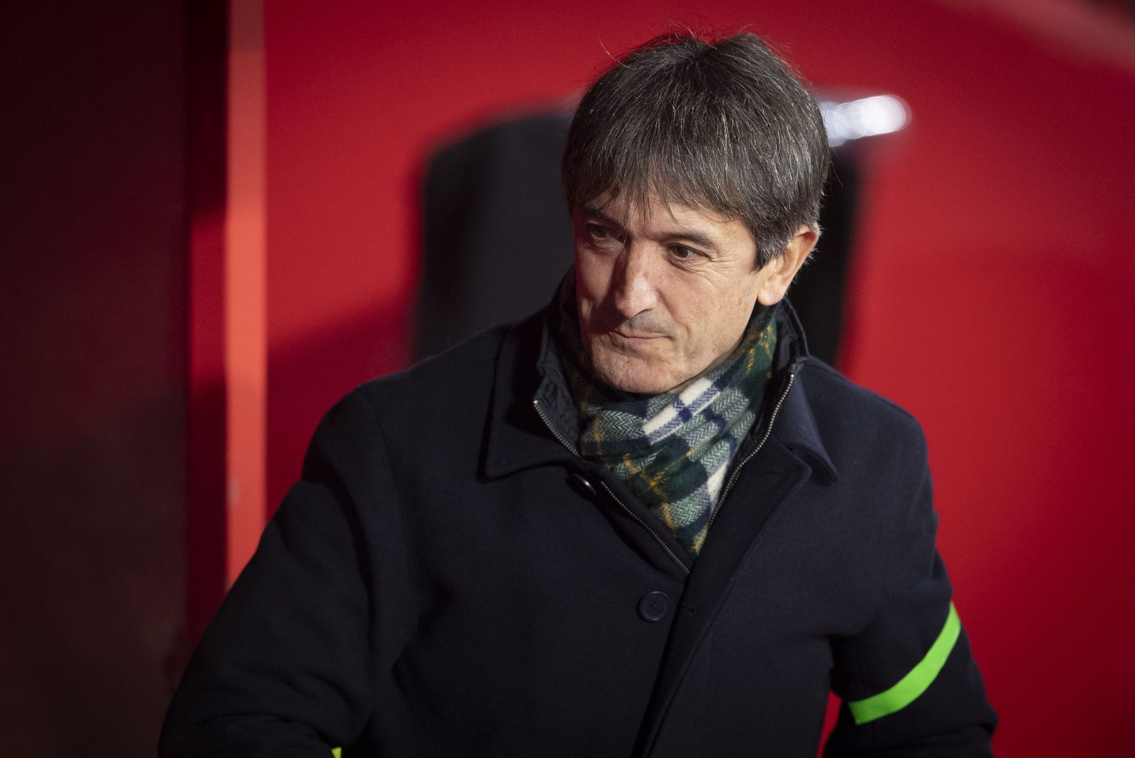 Pacheta sonríe en el pasado duelo ante el Racing de Santander.