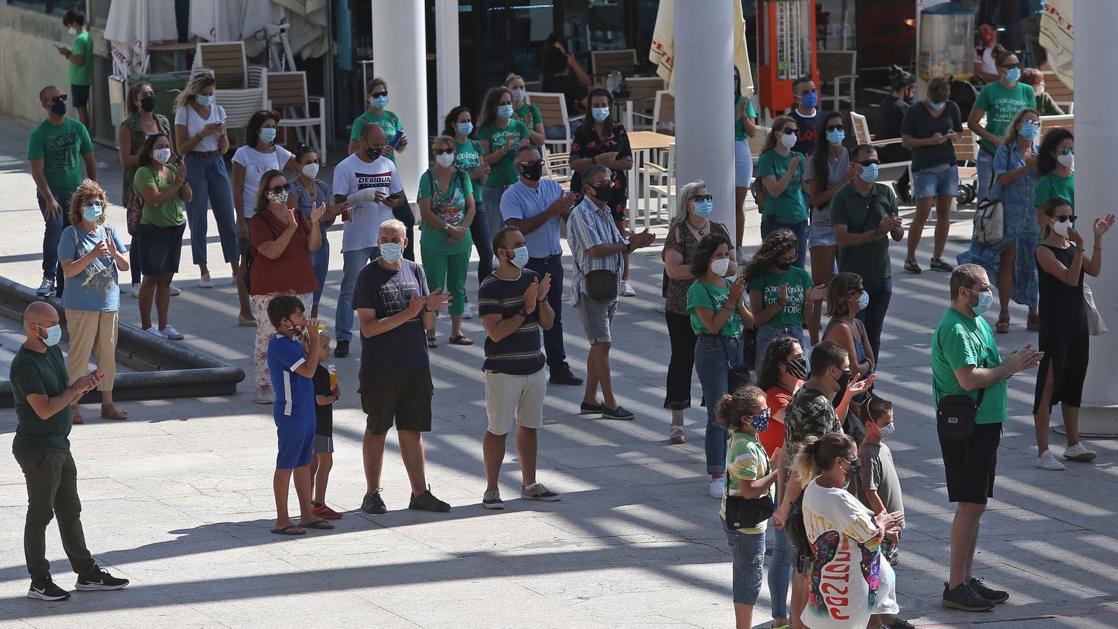 Concentración de Marea Verde en Algeciras