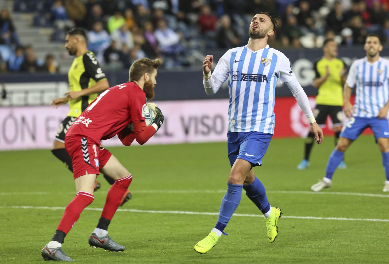 Las imágenes del Málaga CF-Tenerife