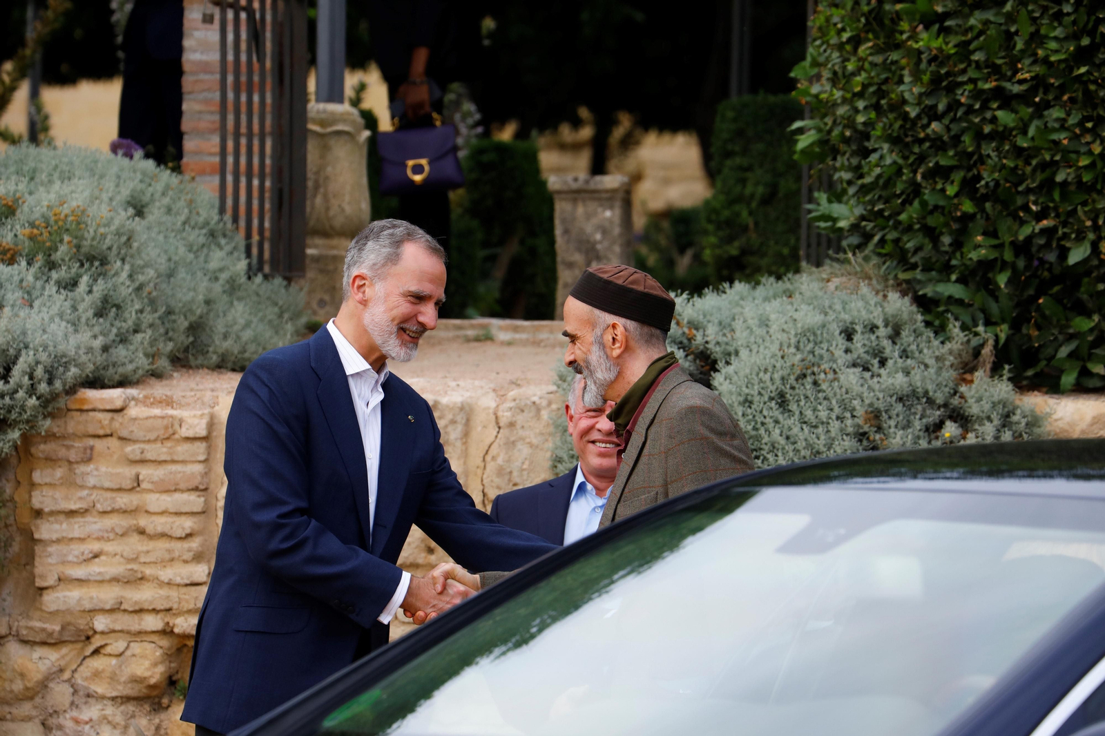 Los reyes Felipe VI y Abdalá II, en el Alcázar de los Reyes Cristianos de Córdoba
