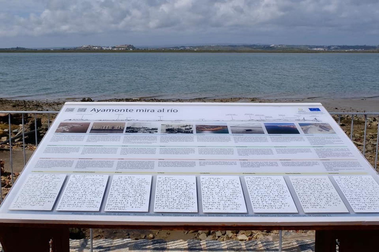 El Bulevar del Guadiana, un mágico mirador en Ayamonte adaptado a las personas ciegas