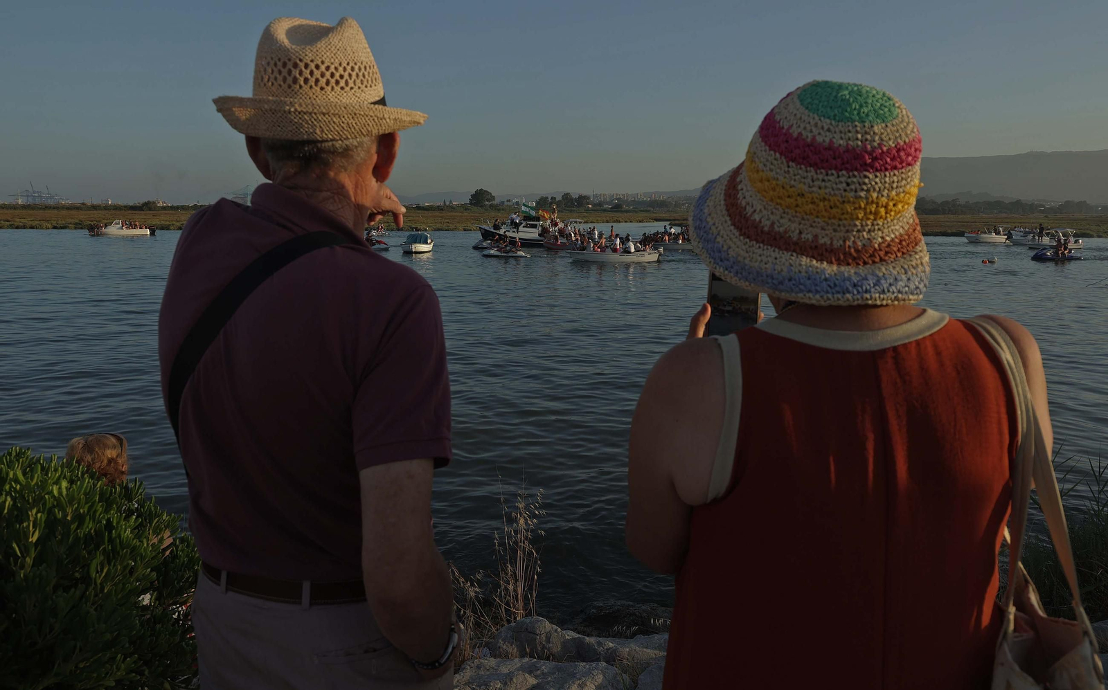 Fotos de la procesión de la virgen del Carmen en Palmones