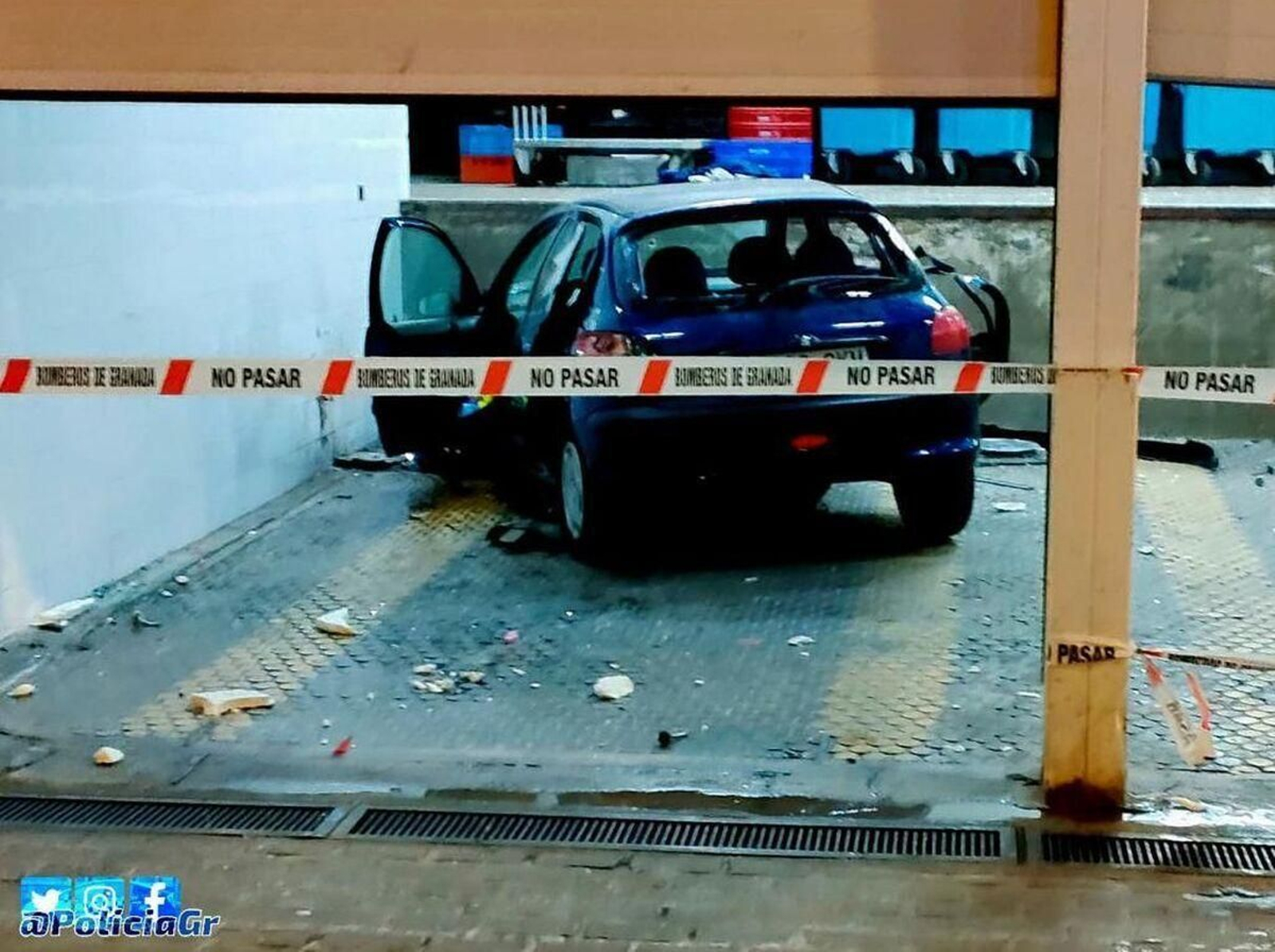 Fallece uno de los pasajeros del coche que se estrelló contra Merca 80