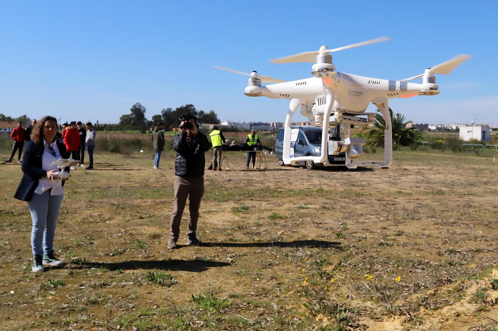 Imágenes del curso de 'Iniciación al pilotaje de drones'