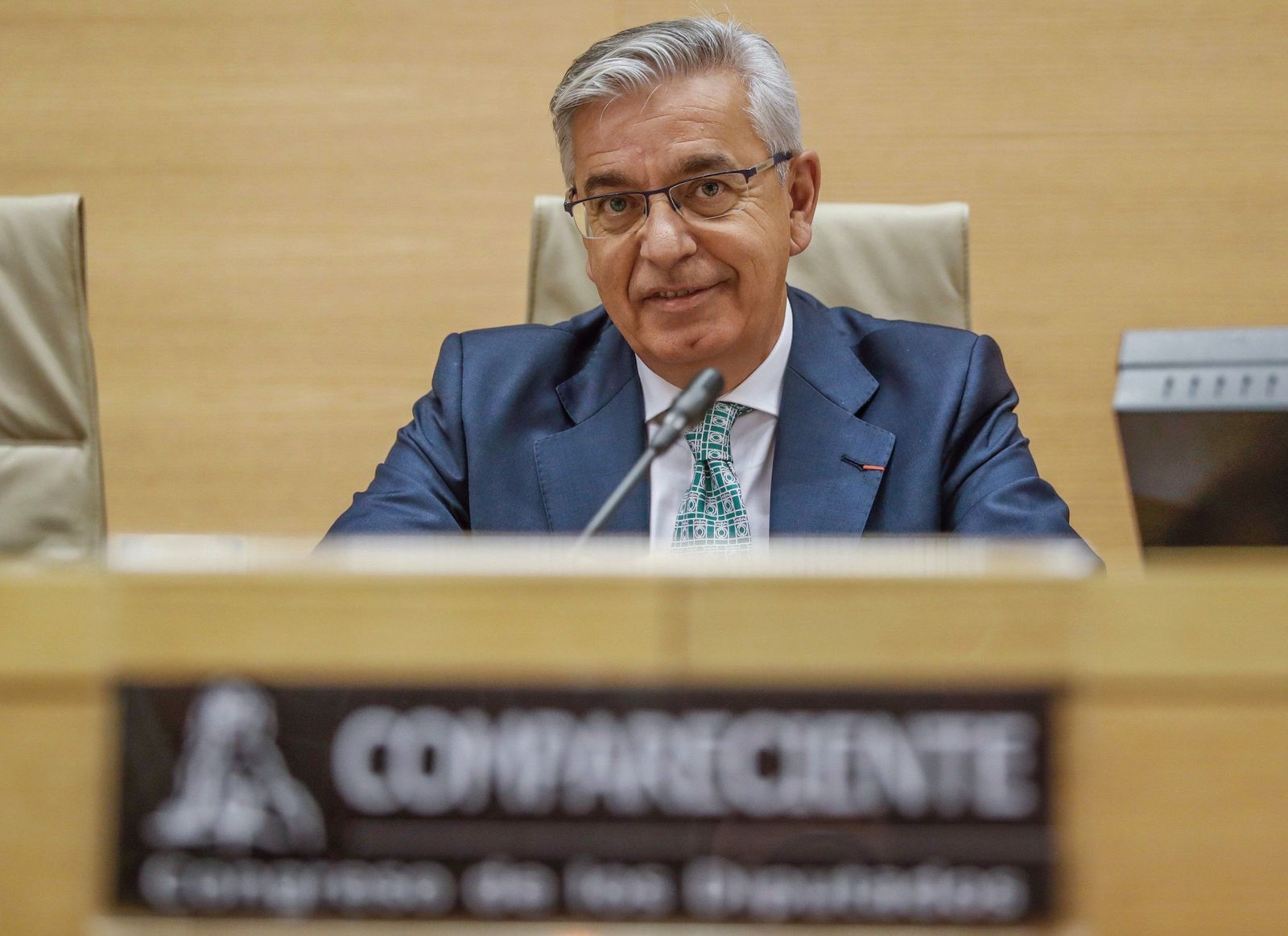 El coronel de la Guardia Civil Manuel Sánchez Corbí, en una comparecencia en las Cortes.