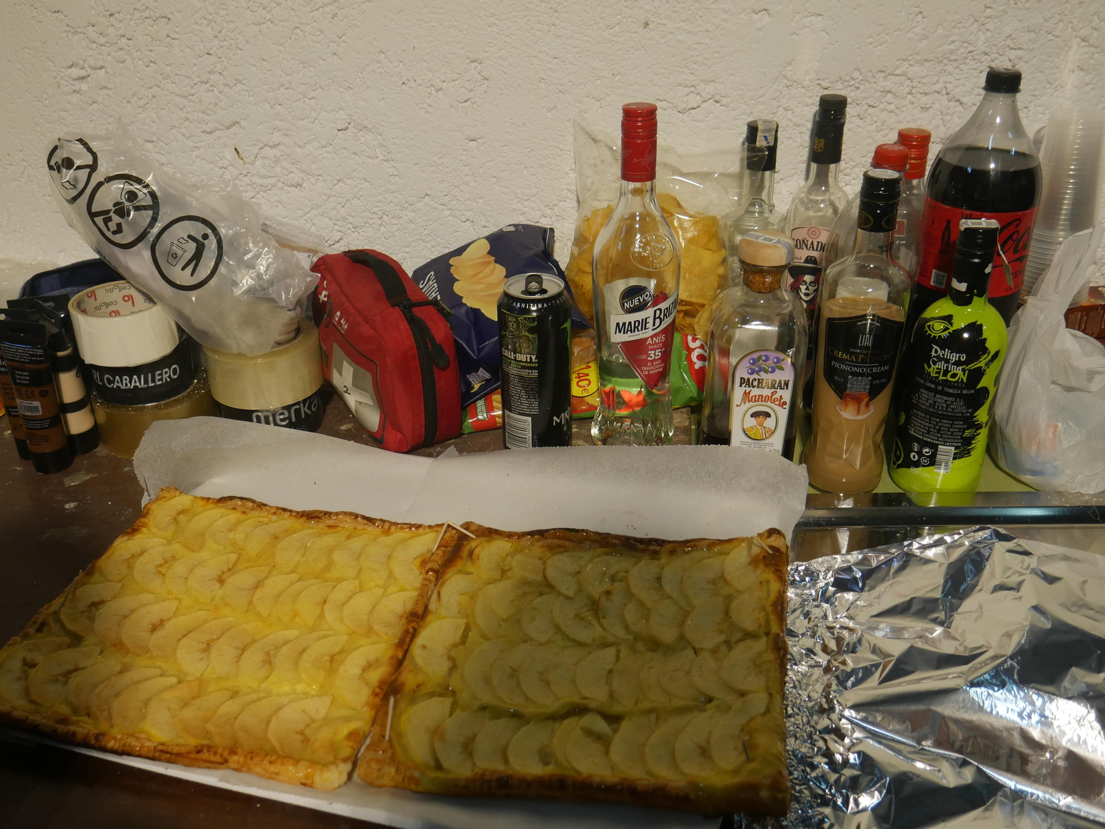 Imágenes de la elaboración de las carrozas tradicionales de Canjáyar