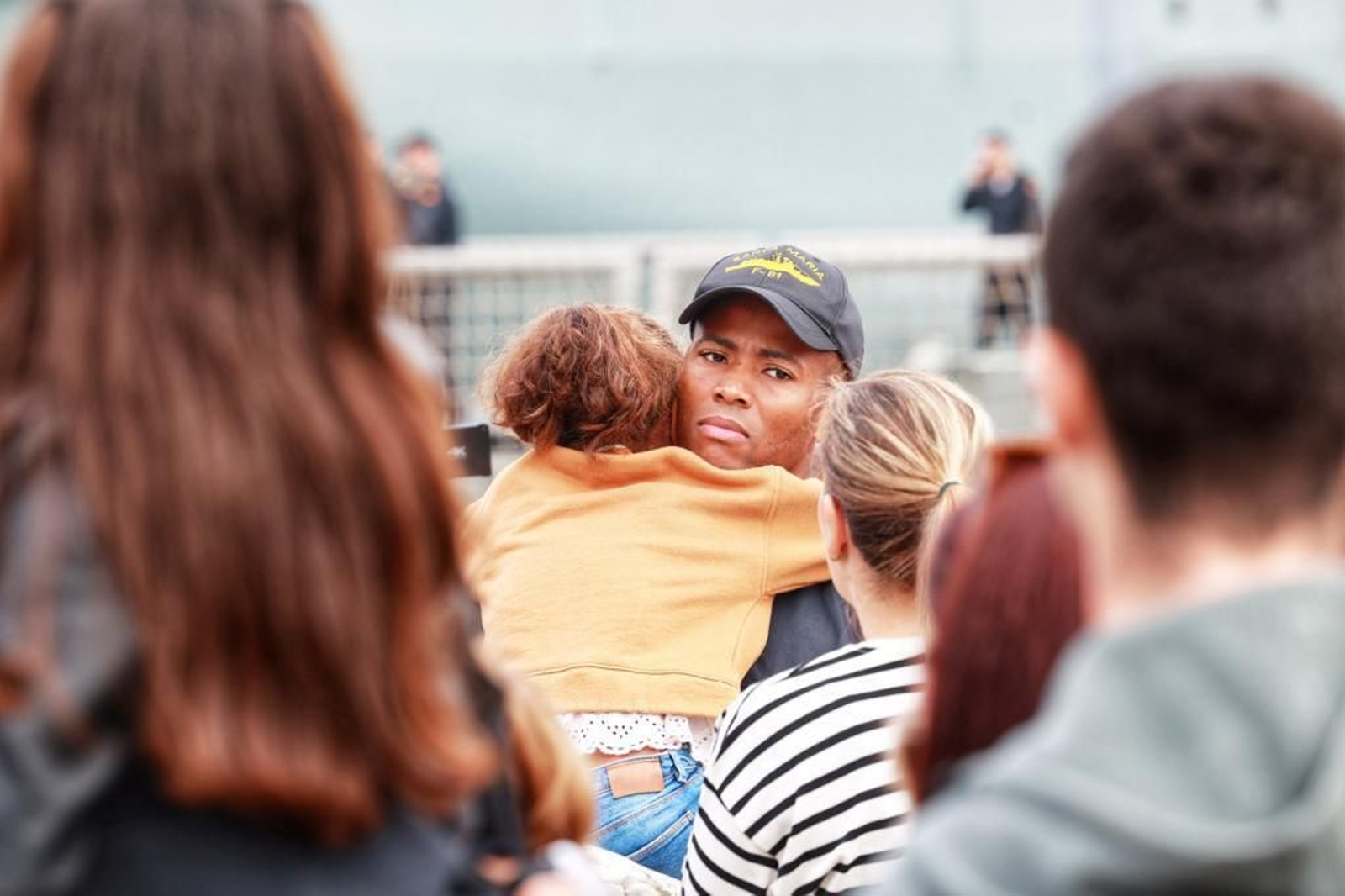 Las imágenes de la despedida de la fragata 'Santa María' para la misión Ataltanta