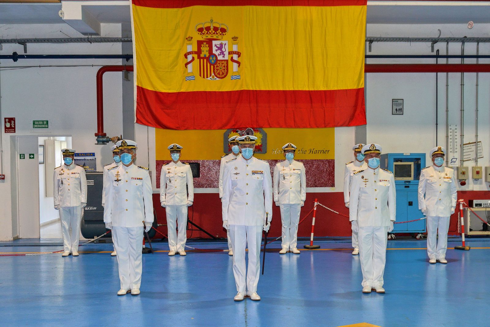 Acto de posesión en la 9ª Escuadrilla.