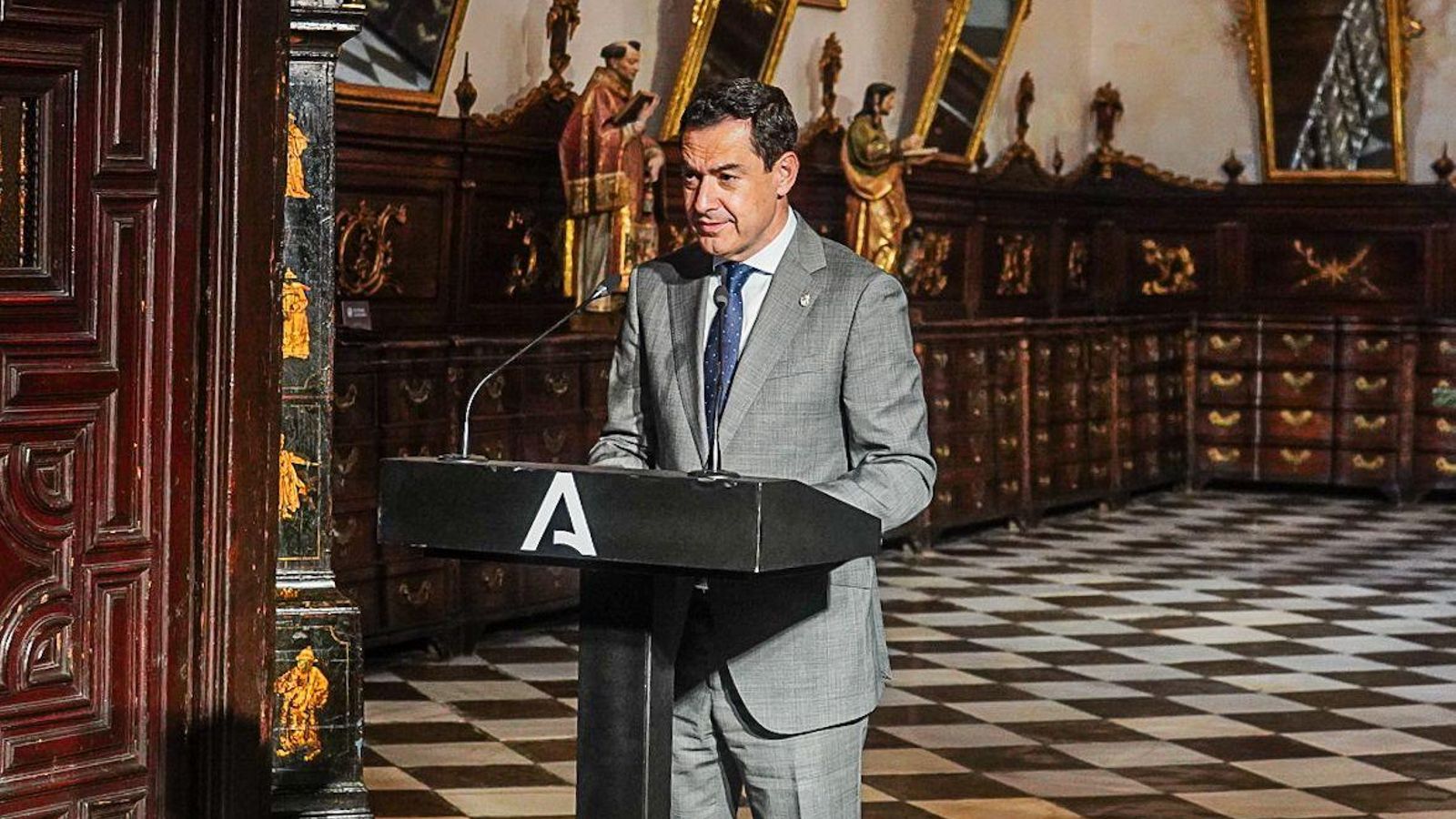 Comparecencia del presidente de la Junta de Andalucía, Juanma Moreno