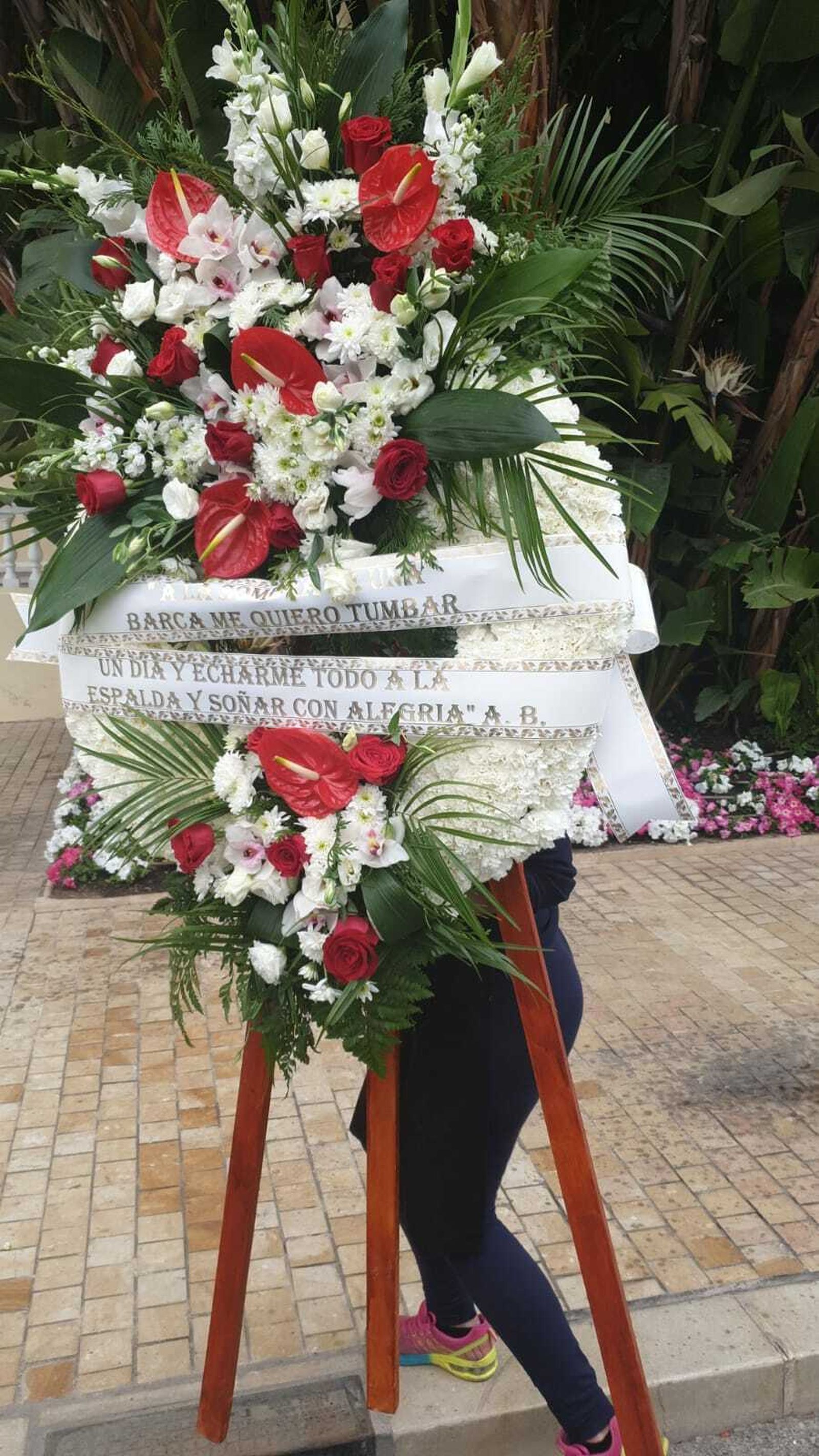 Fotos de la capilla ardiente de Manuel Alcántara