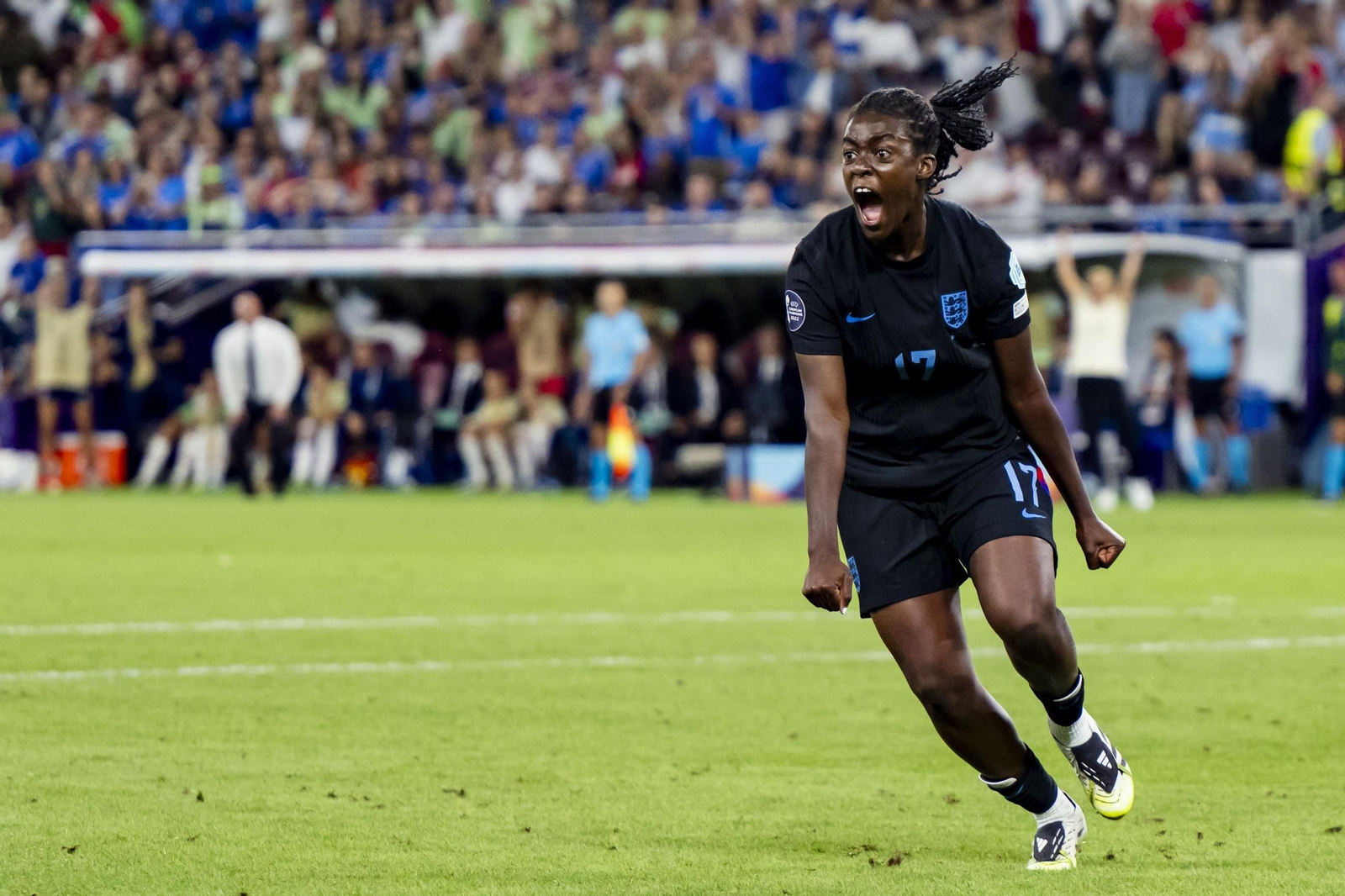 Las imágenes del Inglaterra-Italia