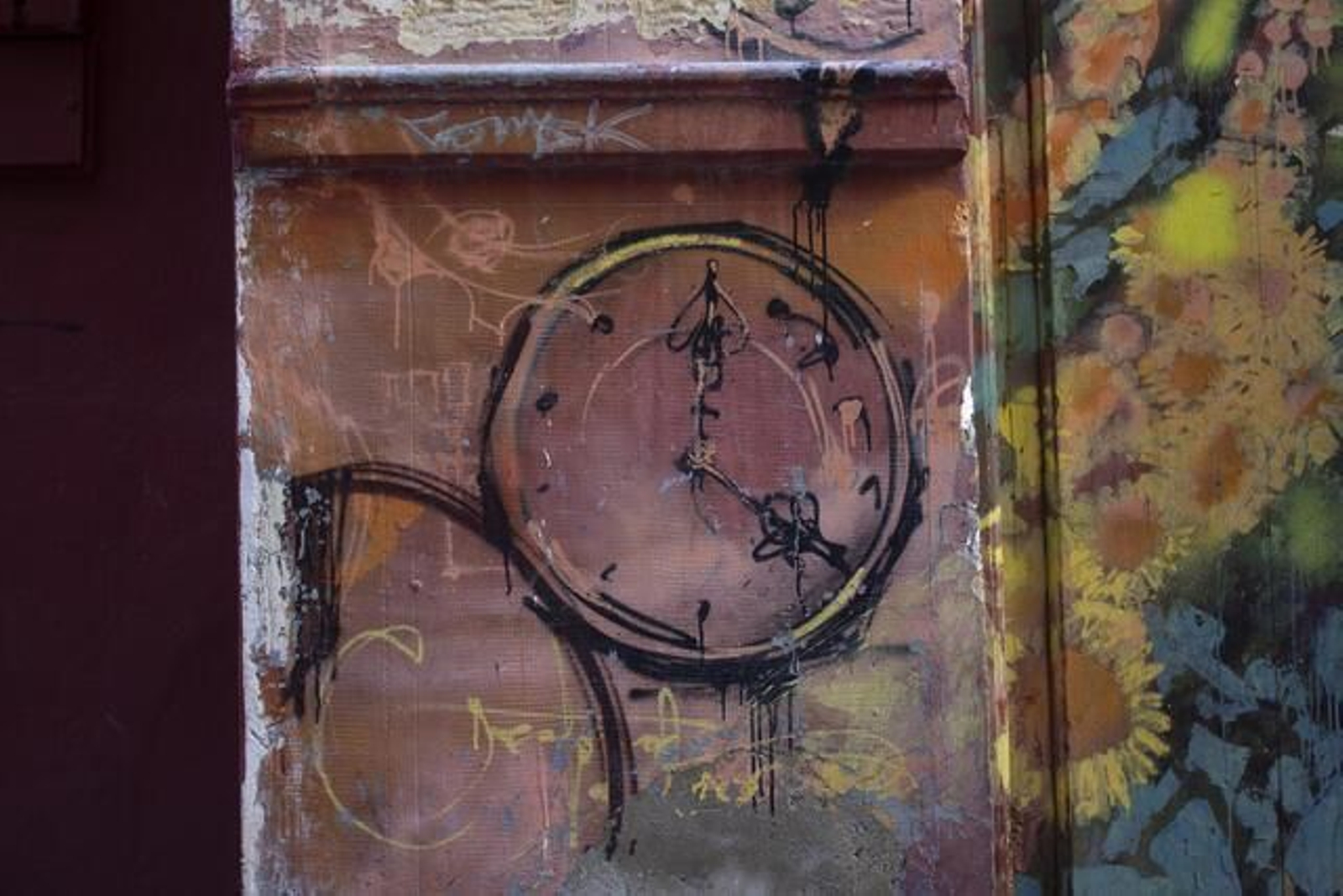 Un reloj estropeado