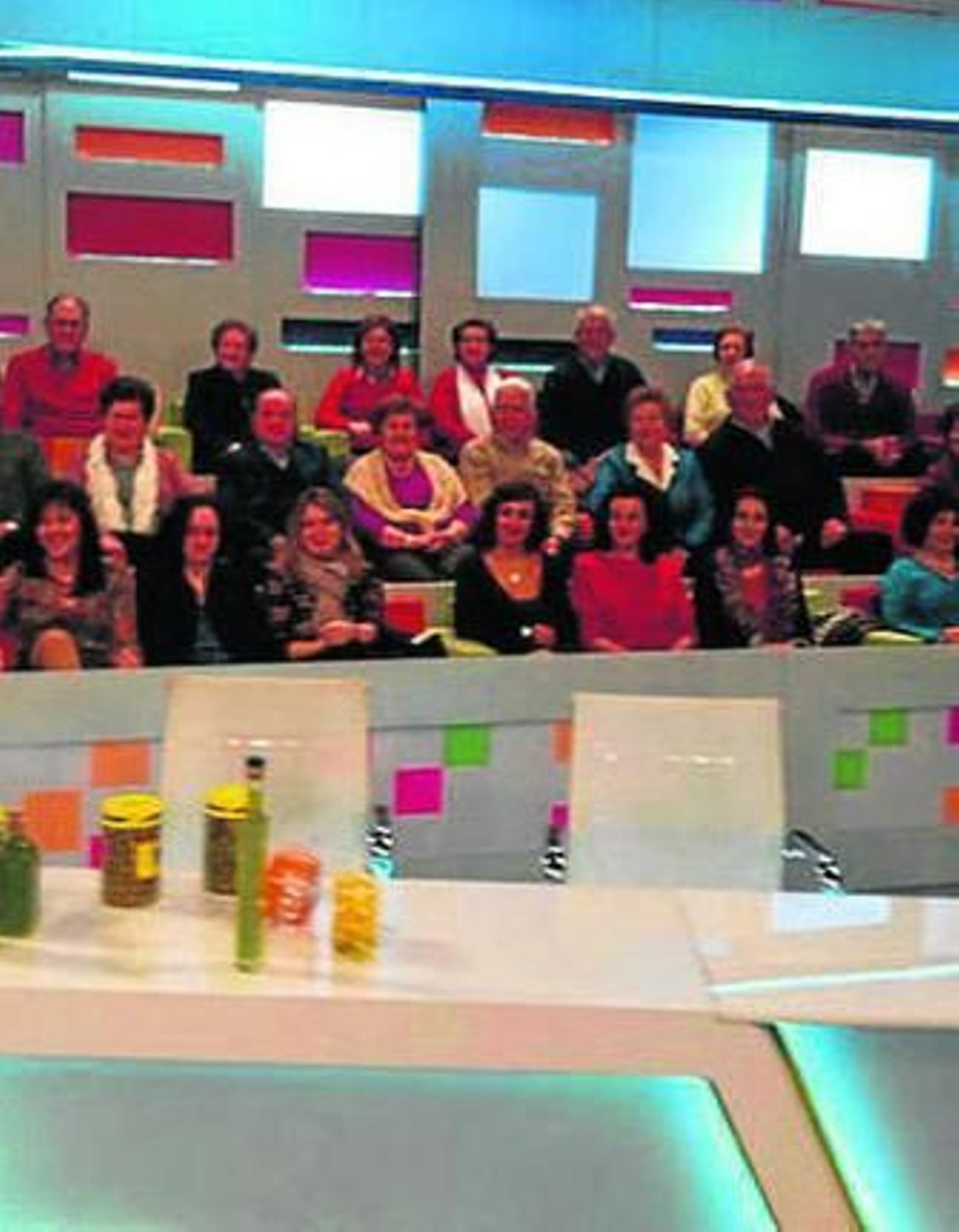 En el plató del programa.