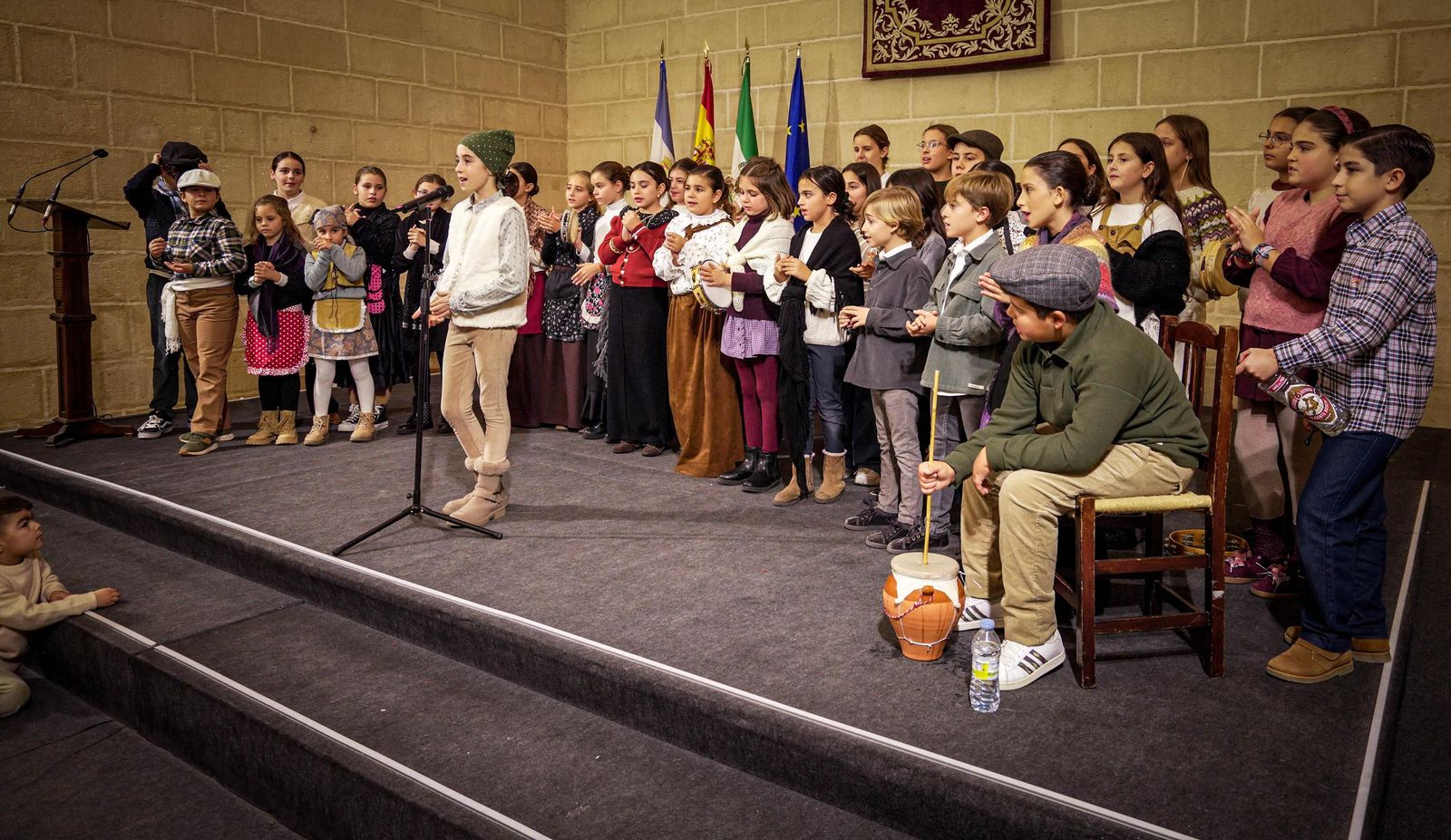 Imágenes del concurso de villancicos de la Cátedra de Flamencología de Jerez